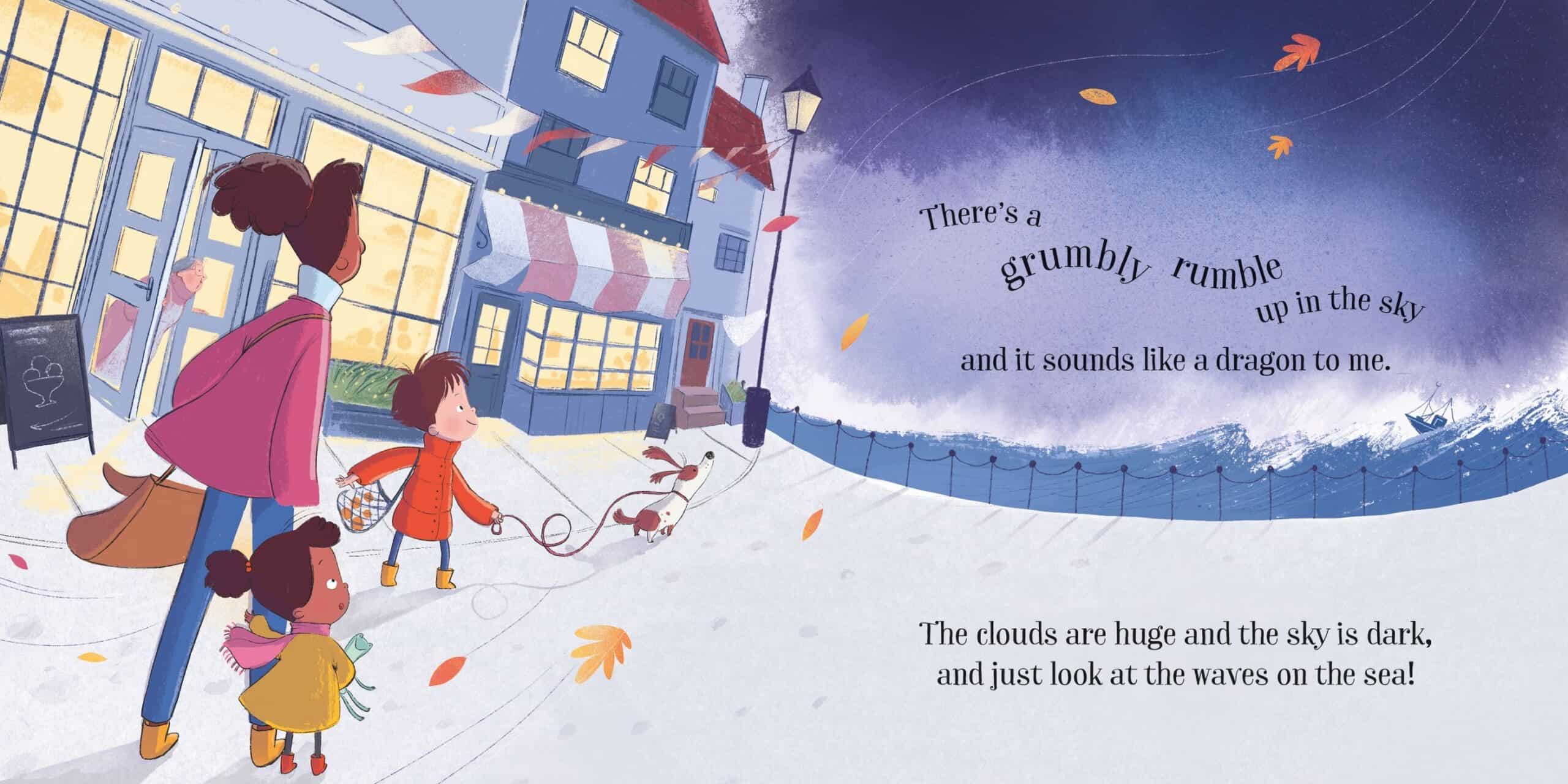 Carte pentru copii - Little Board Book: The Stormy Day