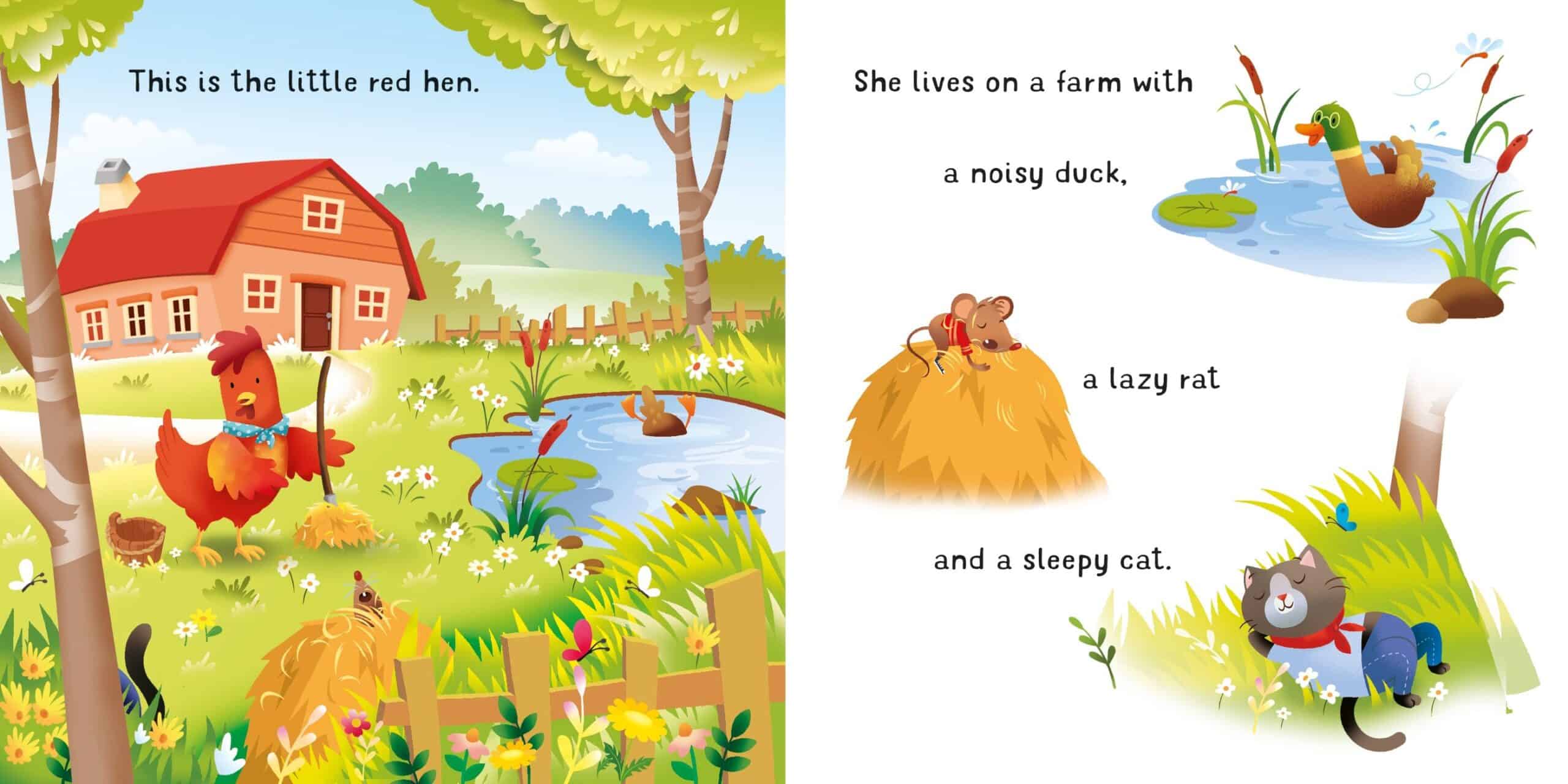Carte pentru copii - Little Board Book: The Little Red Hen