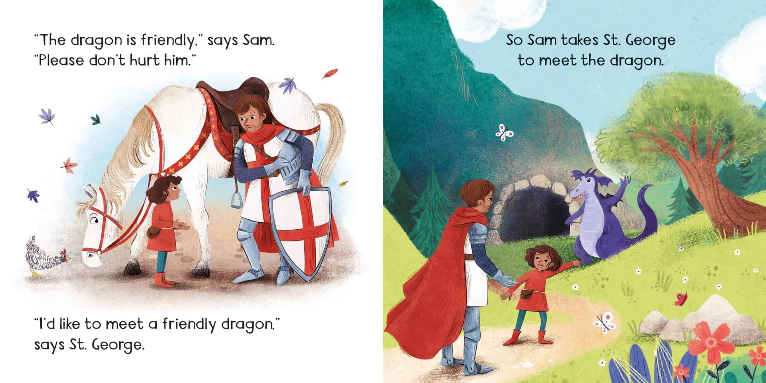 Carte pentru copii - Little Board Books: The Friendly Dragon