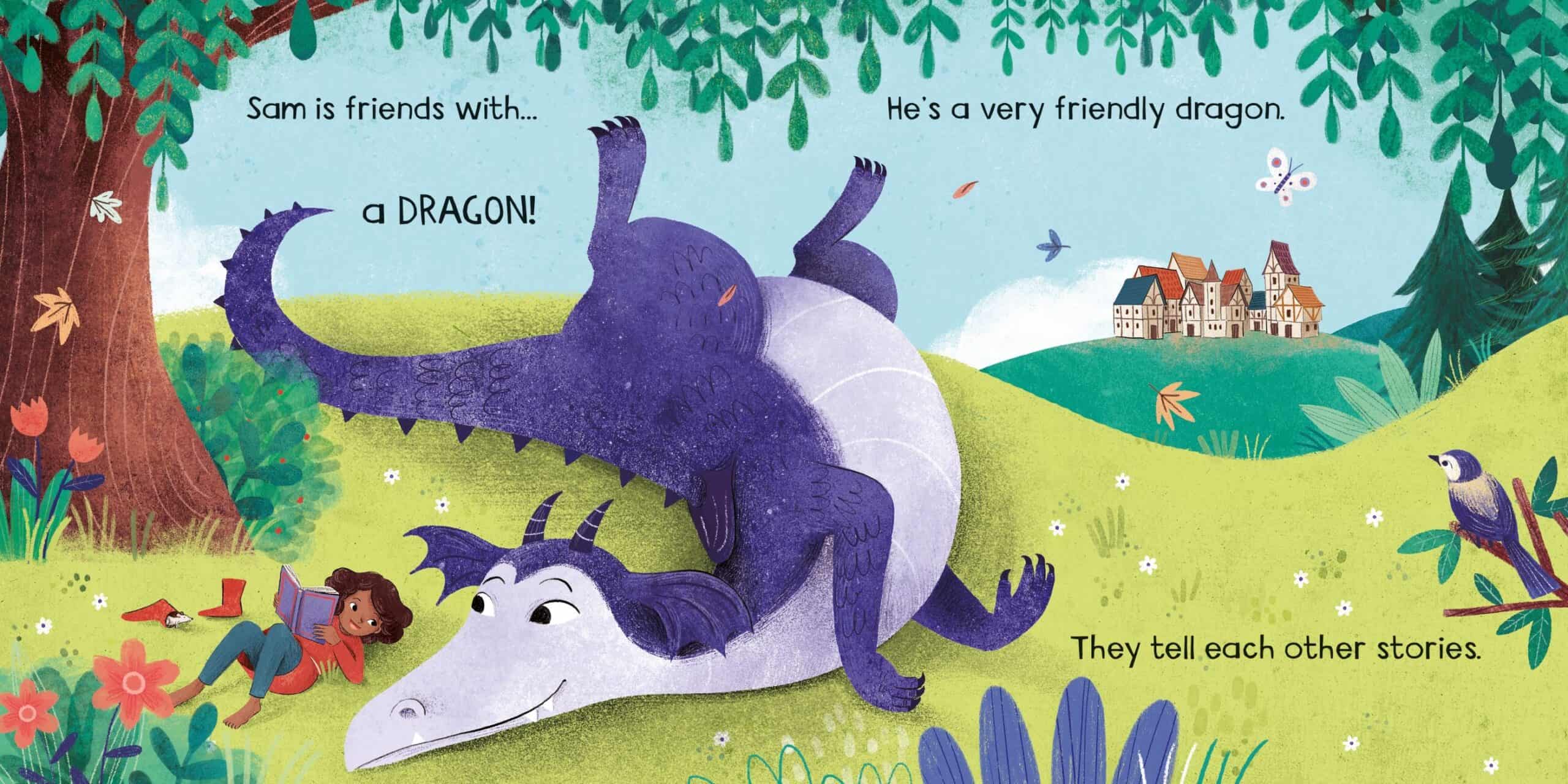 Carte pentru copii - Little Board Books: The Friendly Dragon