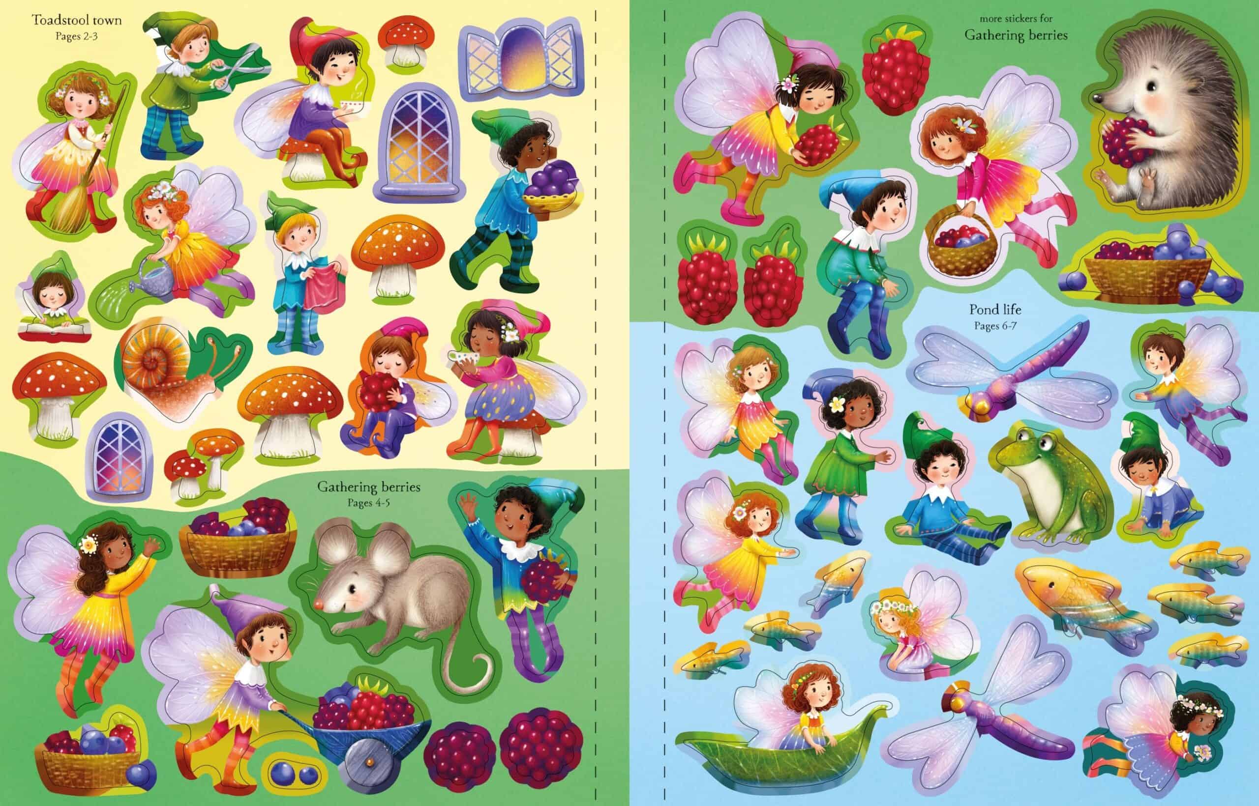 Carte pentru copii - Fairies, Pixies and Elves Sticker Book