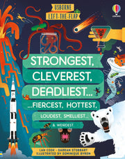 Carte pentru copii, Usborne, Lift-the-flap Strongest, Cleverest, Deadliest…, 7+ ani