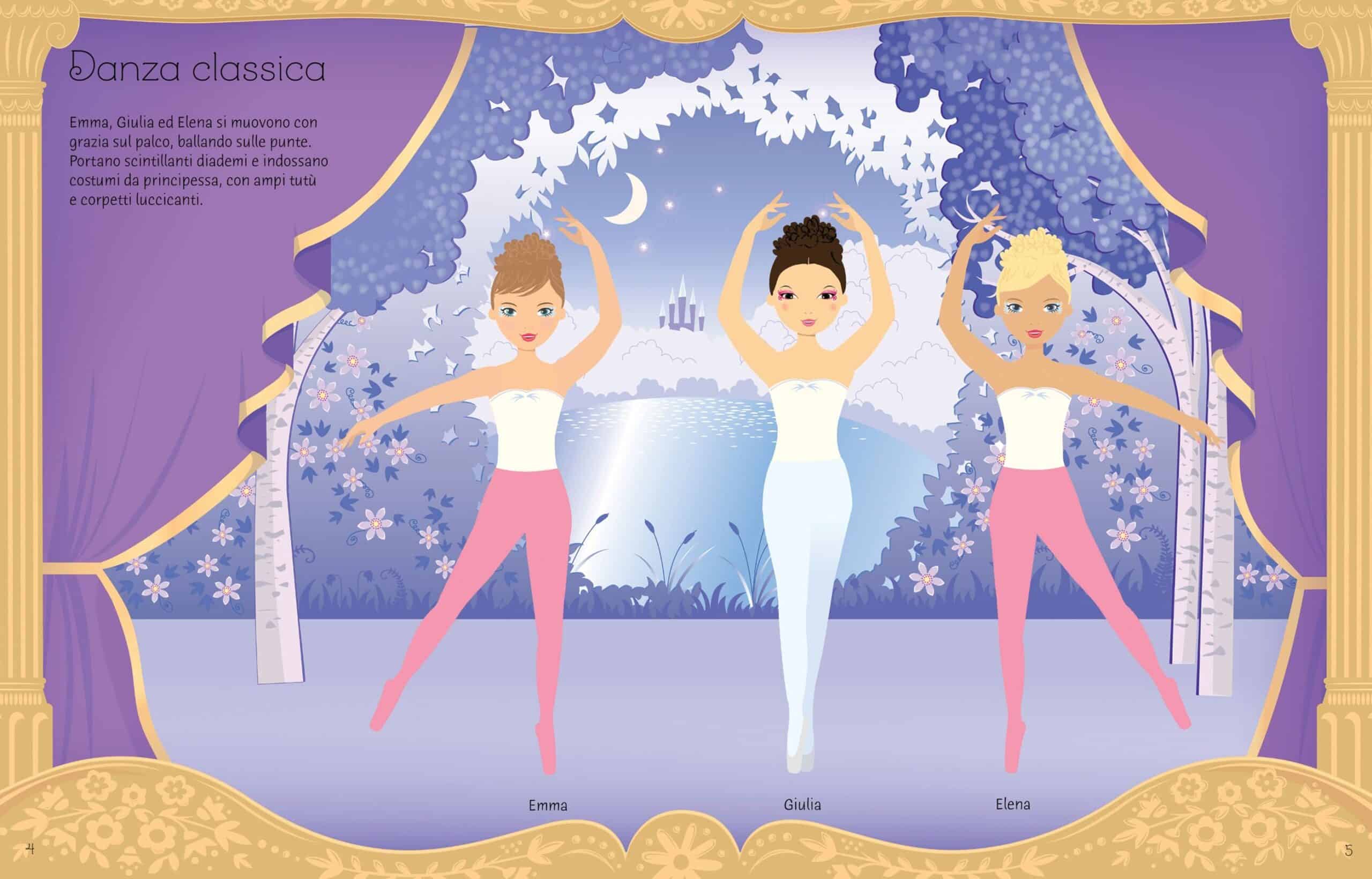 Carte pentru copii - Sticker Dolly Dressing Dancers