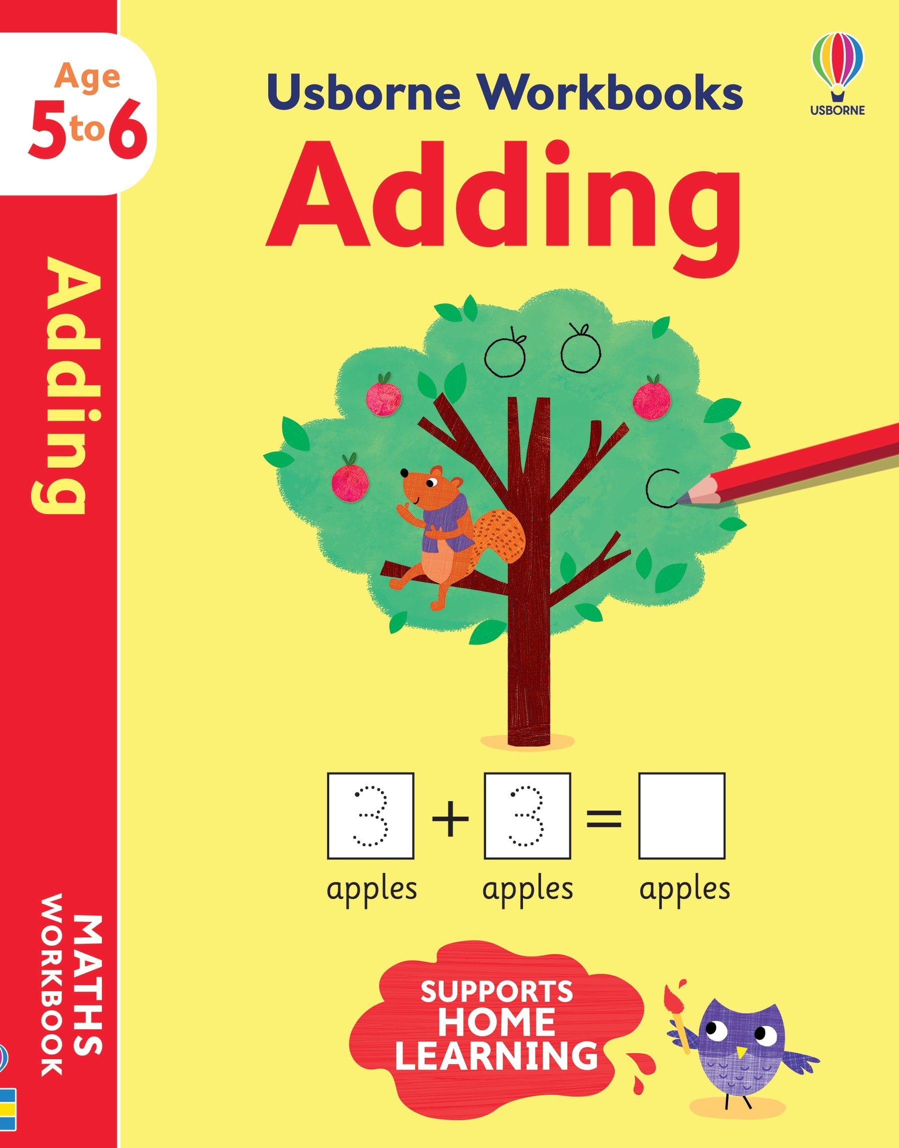 Carte pentru copii, Usborne, Workbooks Adding, 5-6 ani+