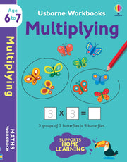 Carte pentru copii, Usborne, Workbooks Multiplying, 6-7 ani+