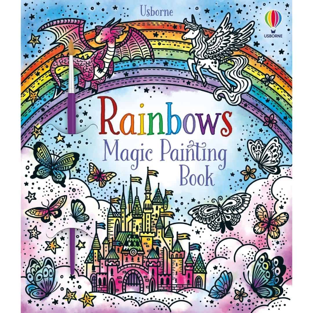 Carte de pictat cu apa - Curcubeu - Rainbows Magic Painting Book