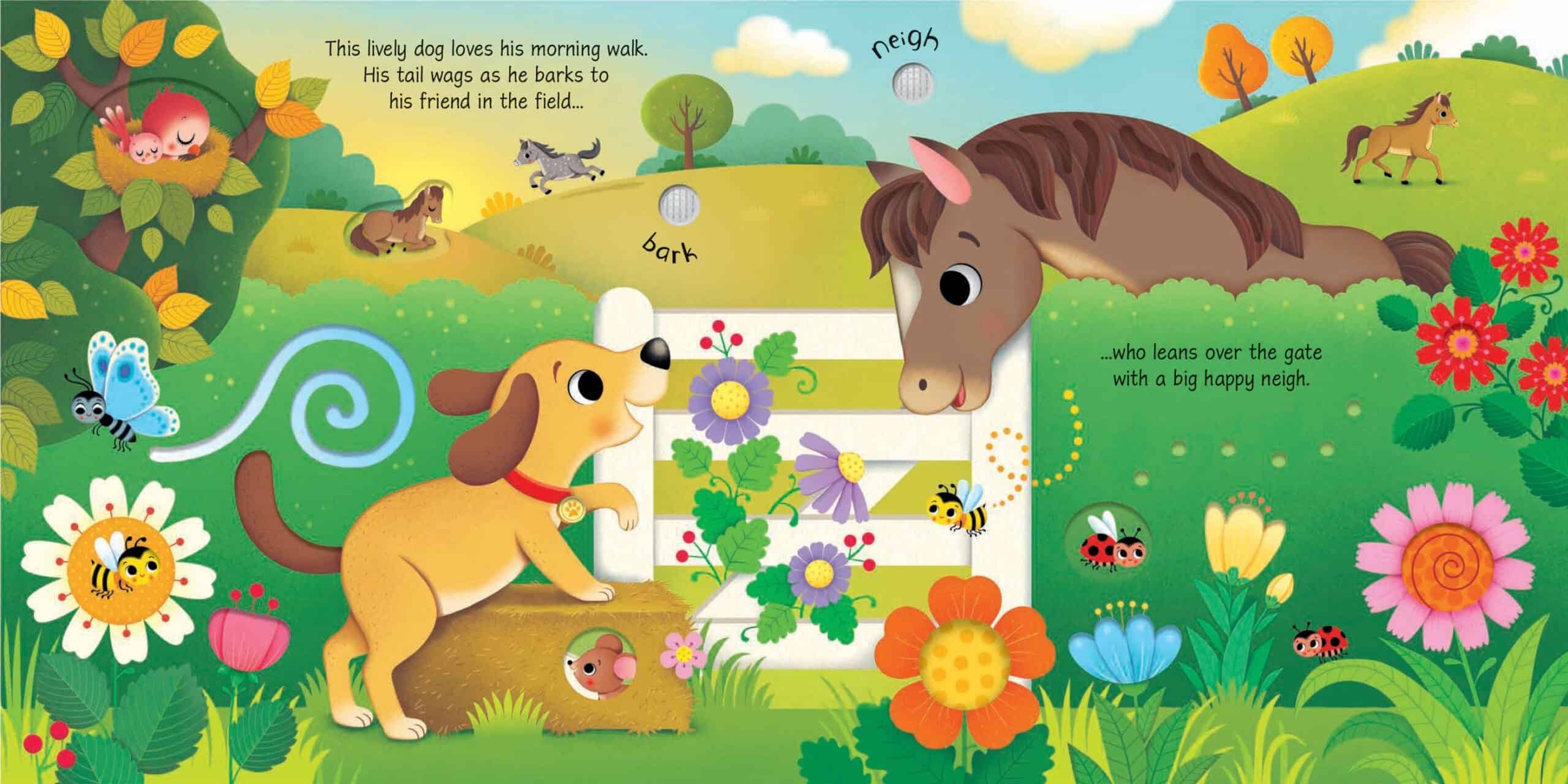 Resigilat - Carte muzicala cu animale - Pets Sound Book