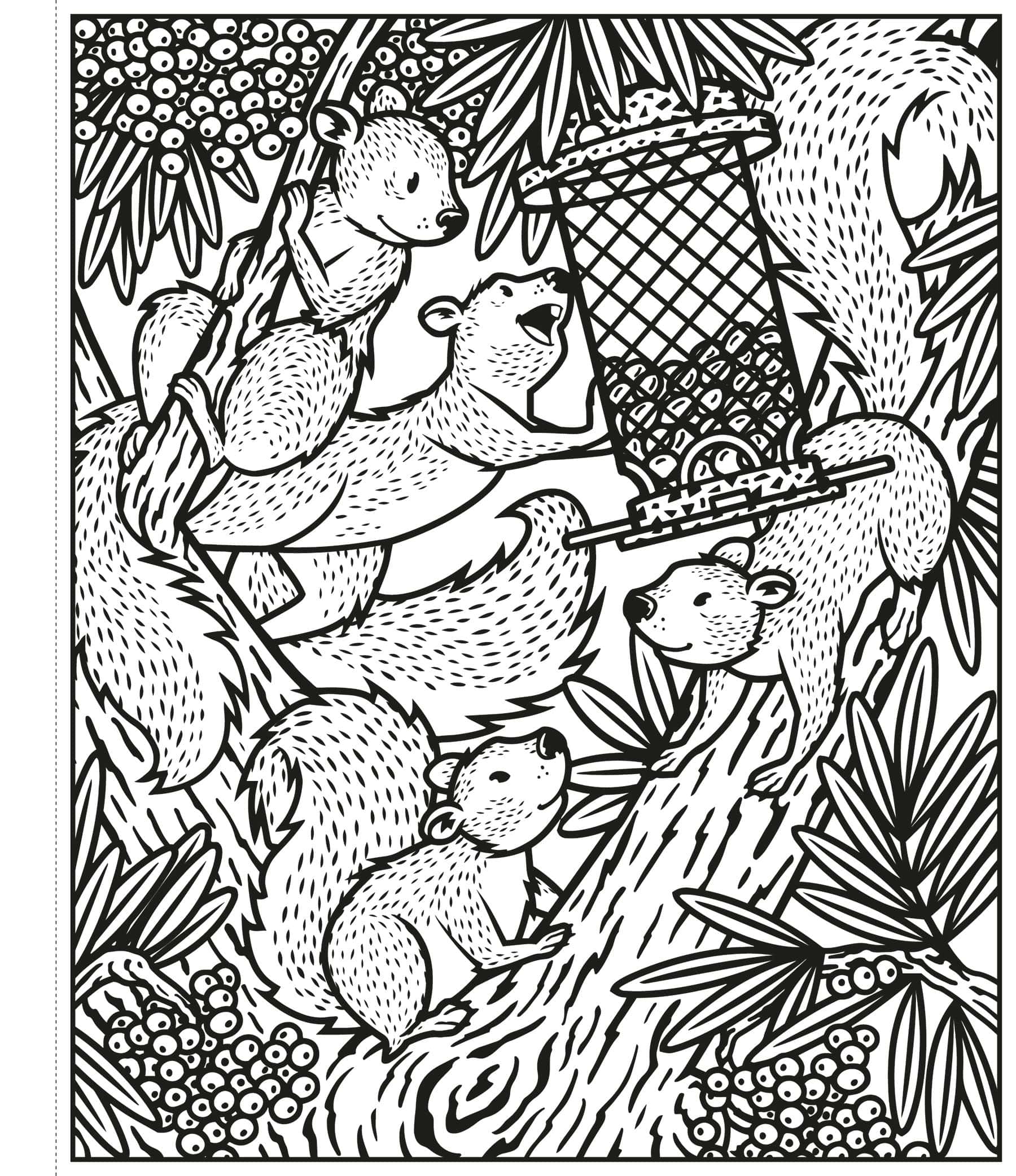 Carte de pictat cu apa - Garden Magic Painting Book
