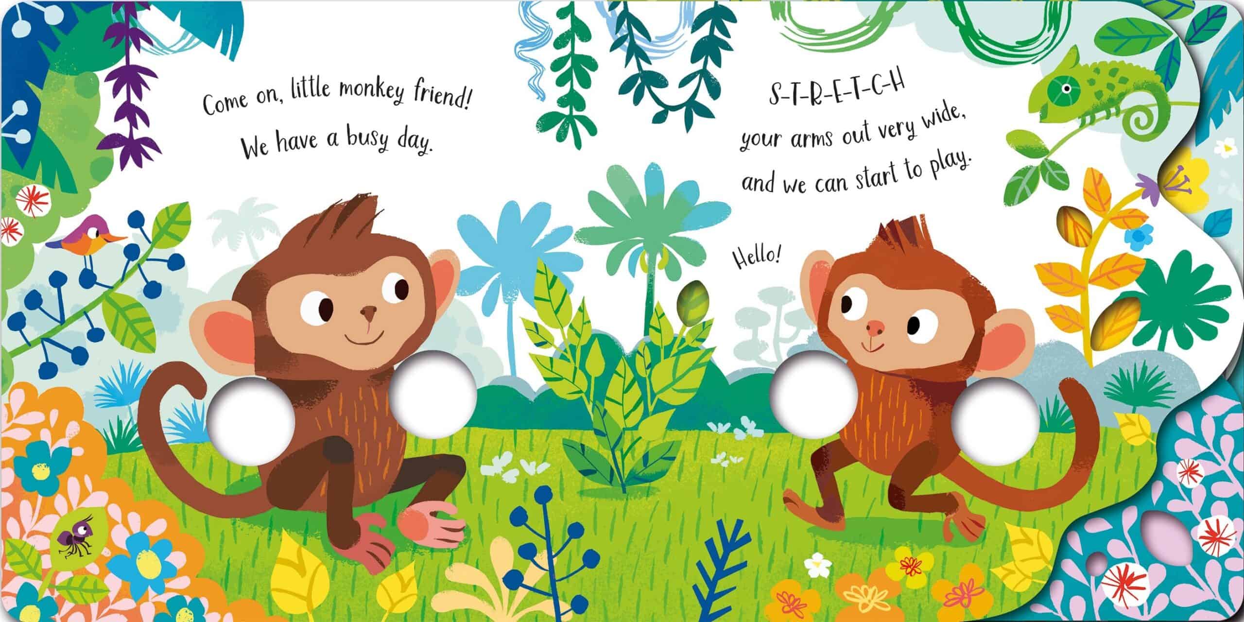 Carte pentru copii - Fingerwiggly Monkeys