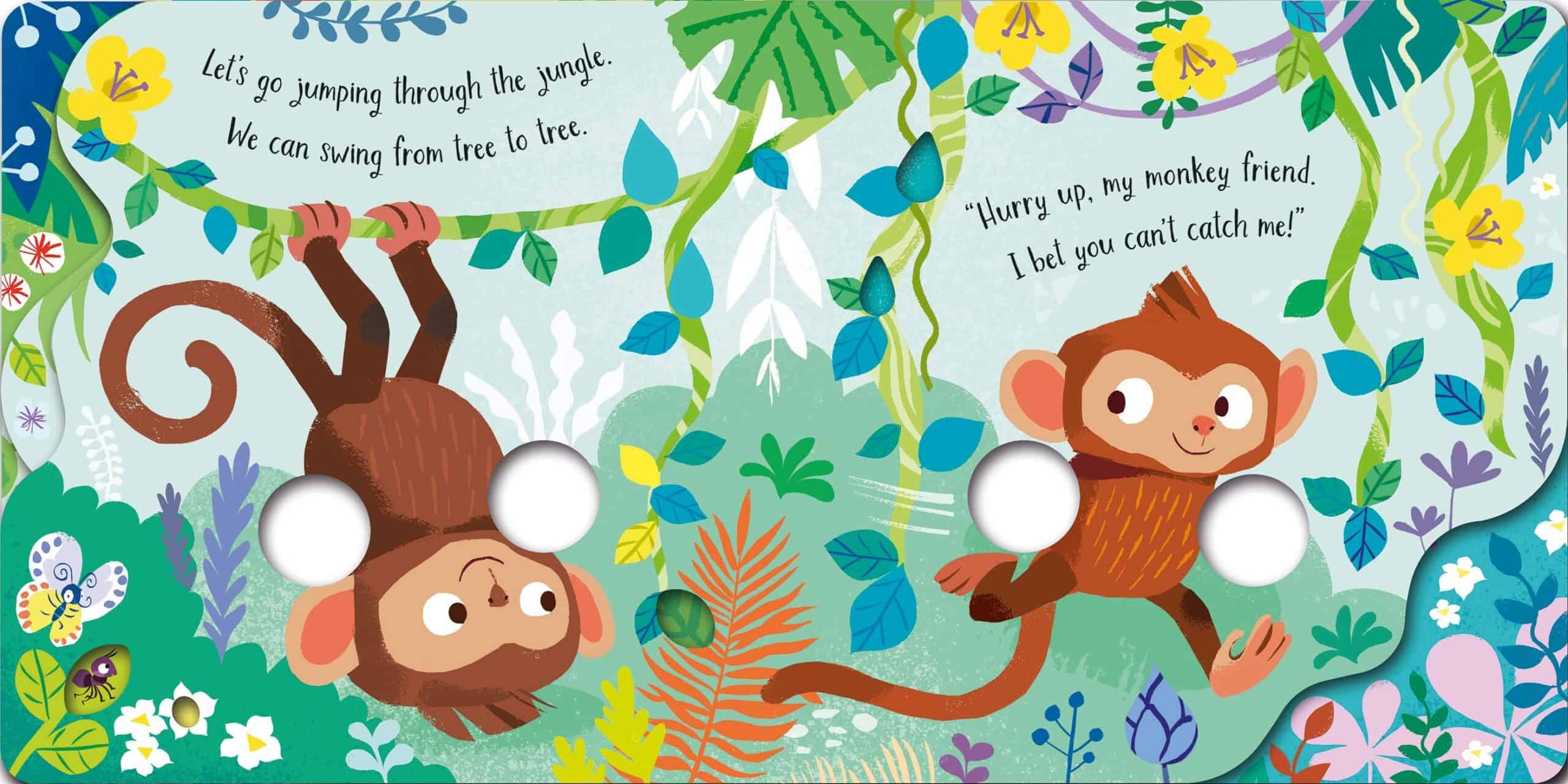 Carte pentru copii - Fingerwiggly Monkeys