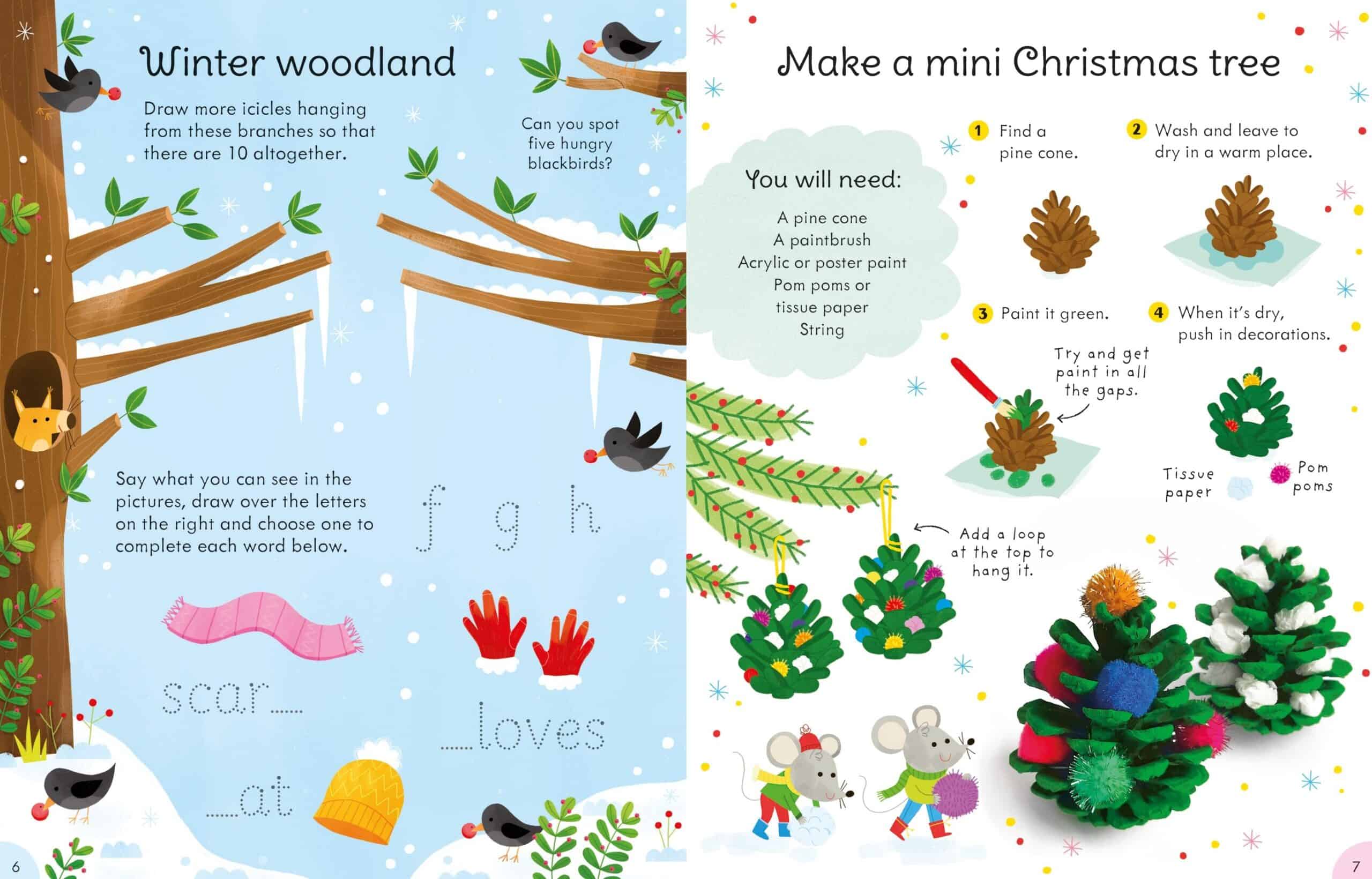 Carte pentru copii - Christmas things to make and do