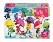 Carte pentru copii, Usborne, Book and Jigsaw Colours, 3+ ani