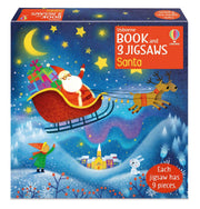 Carte pentru copii - Book & Jigsaw: Santa