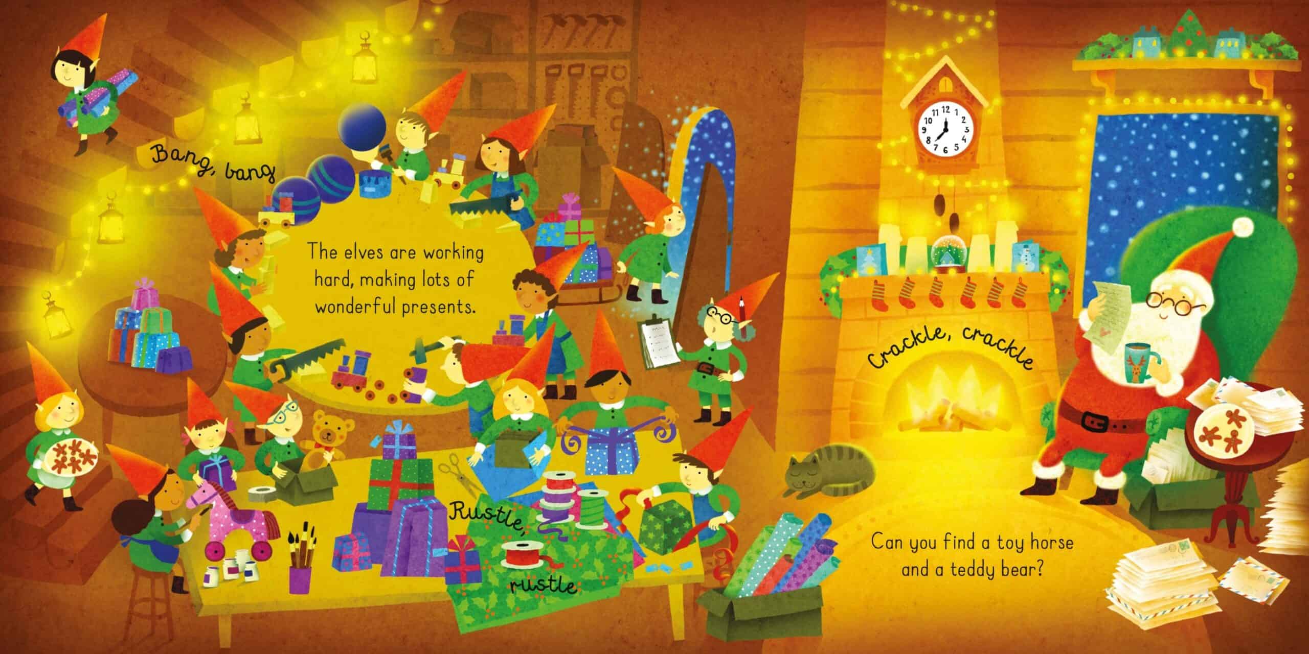 Carte pentru copii - Book & Jigsaw: Santa