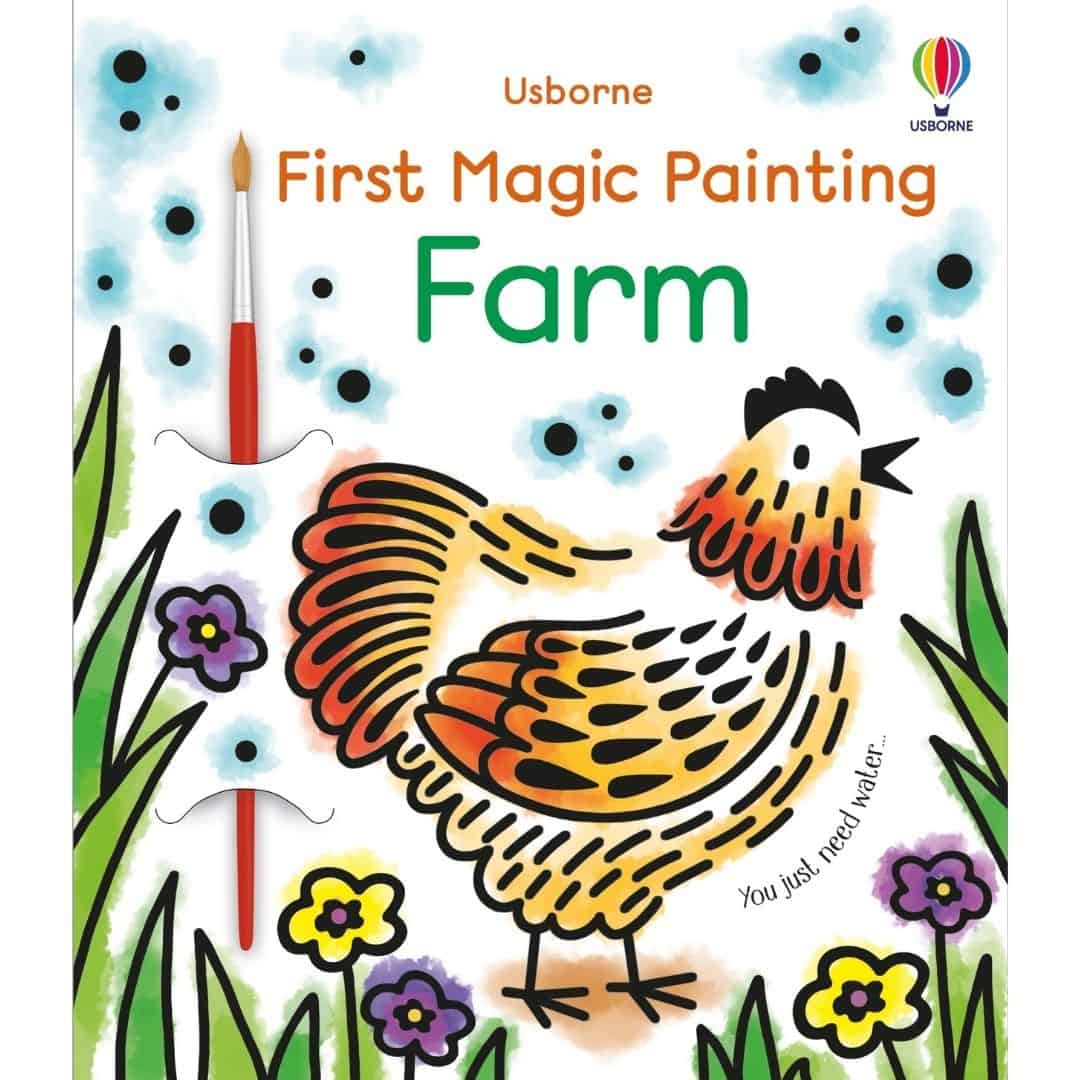 Carte de pictat cu apa, ferma - First Magic Painting Farm