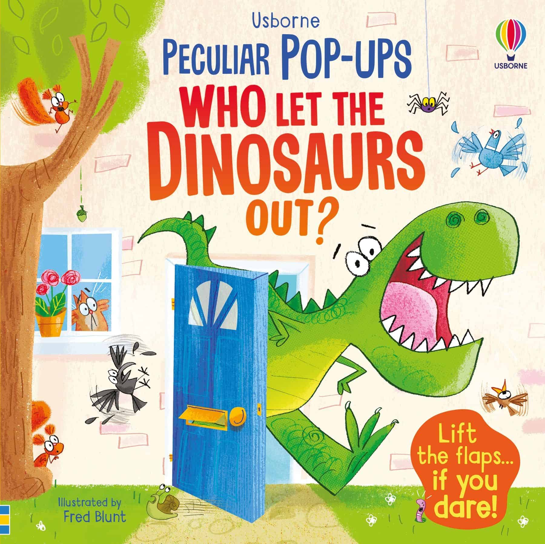 Carte pentru copii - Peculiar Pop-ups Who Let The Dinosaurs Out?