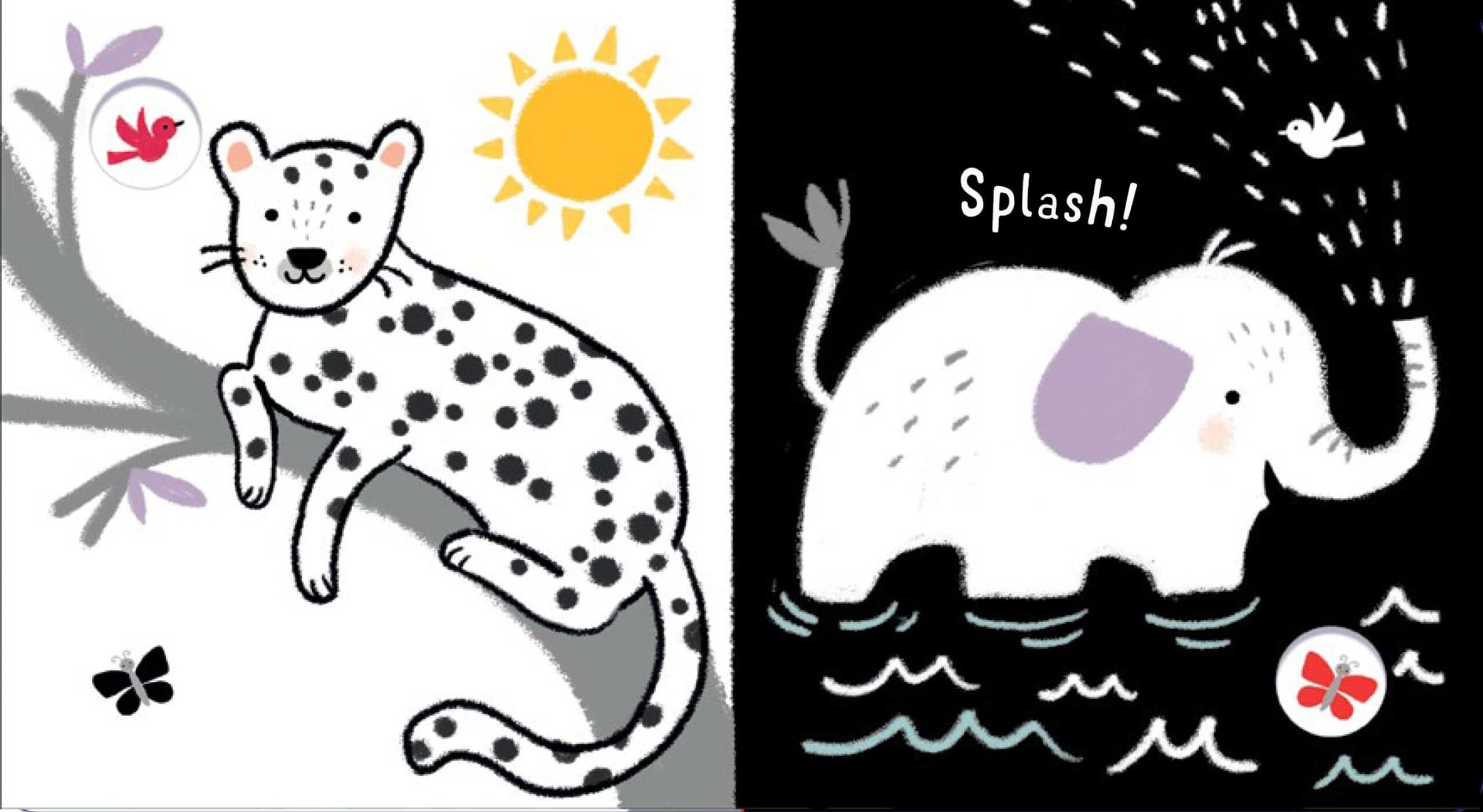 Carte pentru copii - Baby’s Black and White Books: Animals