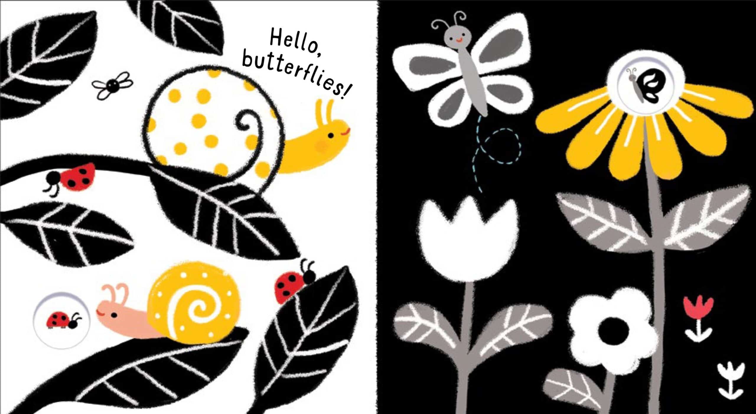 Carte pentru copii - Baby’s Black and White Books: Outdoors