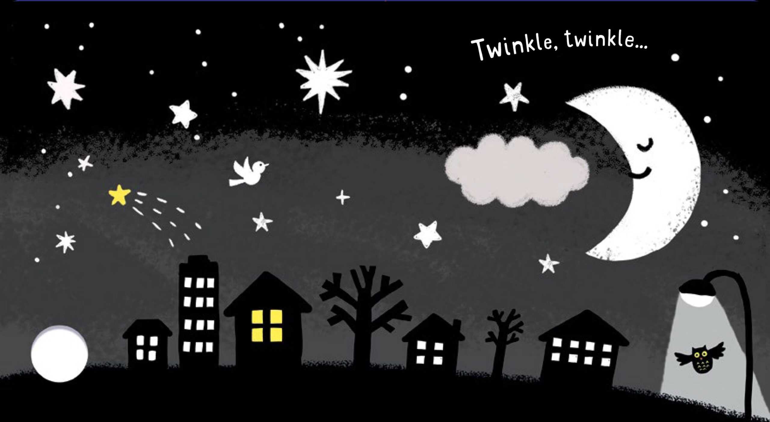 Carte pentru copii - Baby’s Black and White Books: Bedtime
