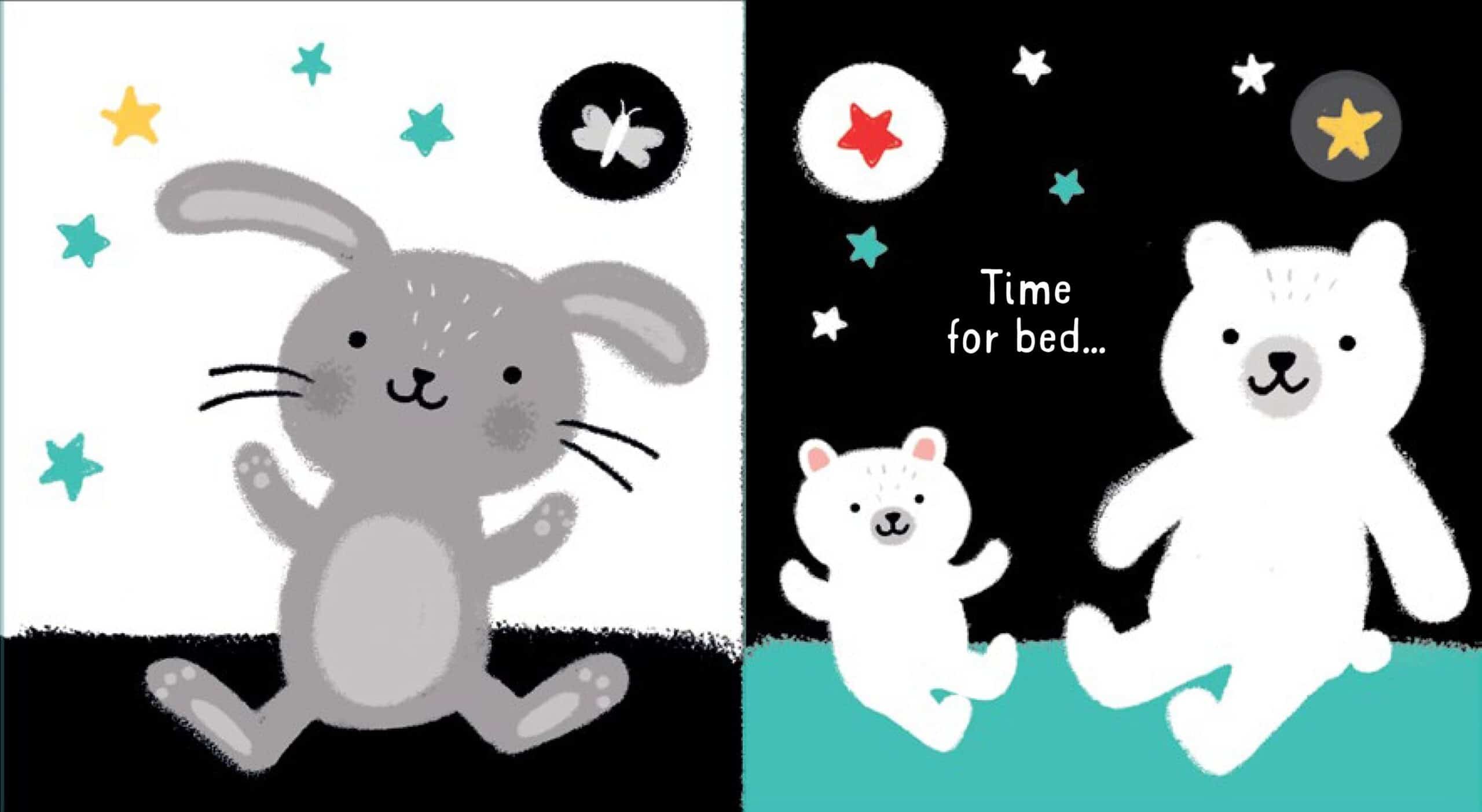 Carte pentru copii - Baby’s Black and White Books: Bedtime