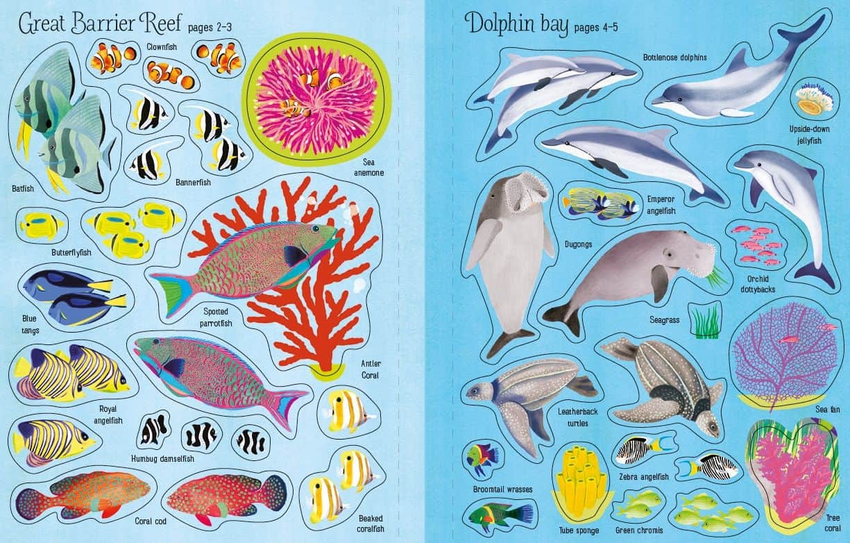 Carte pentru copii - First Sticker Book Coral reef