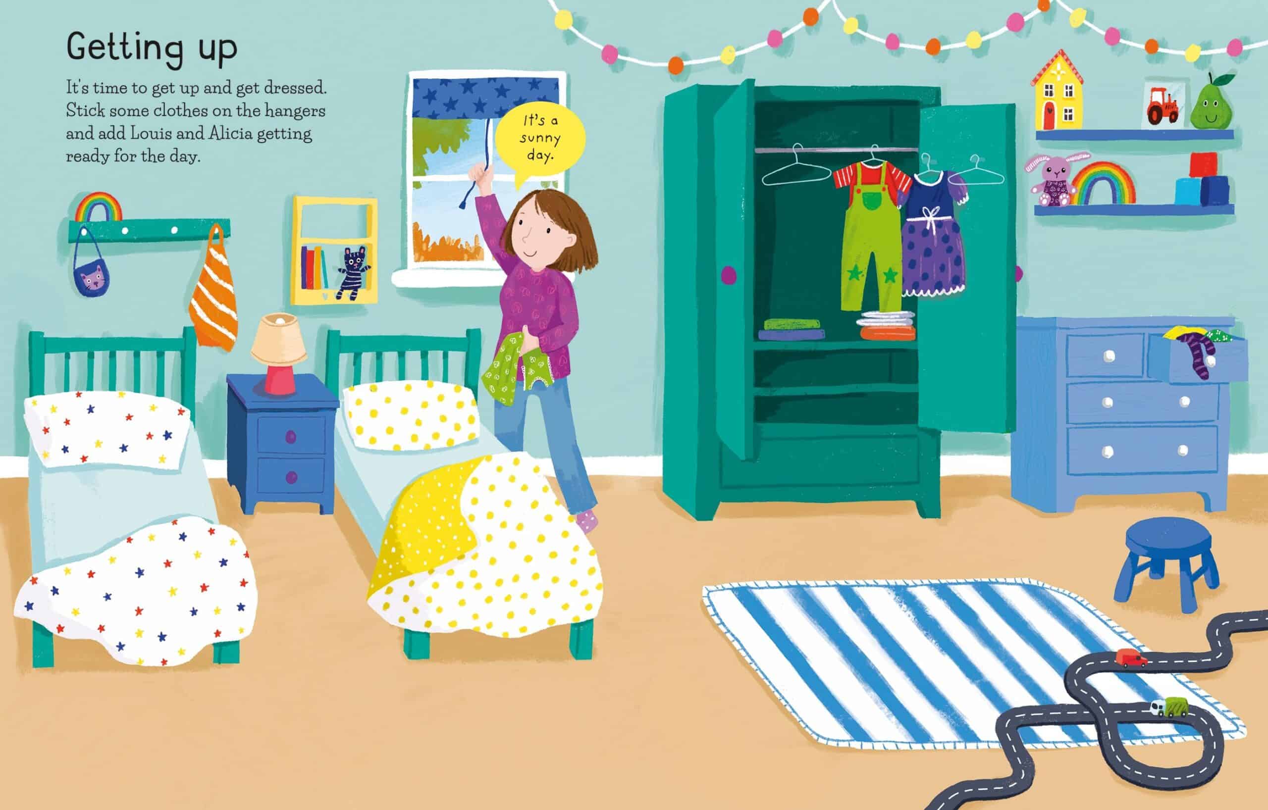 Resigilat - Carte pentru copii - First Sticker Book My Day