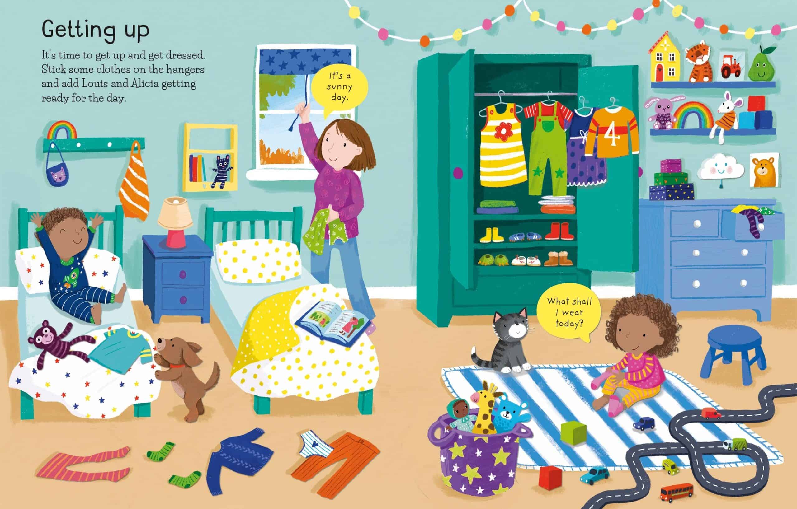 Resigilat - Carte pentru copii - First Sticker Book My Day