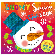 XMAS SEQUIN BOOKS - SNOWMAN