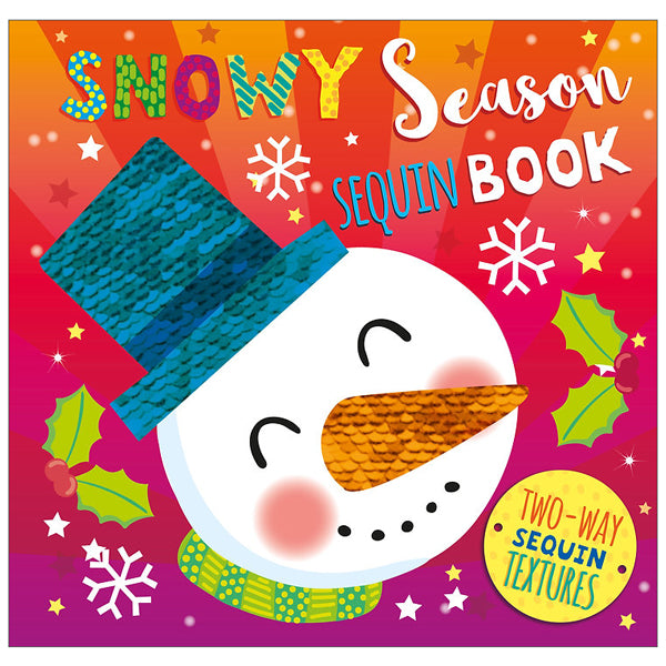 XMAS SEQUIN BOOKS - SNOWMAN
