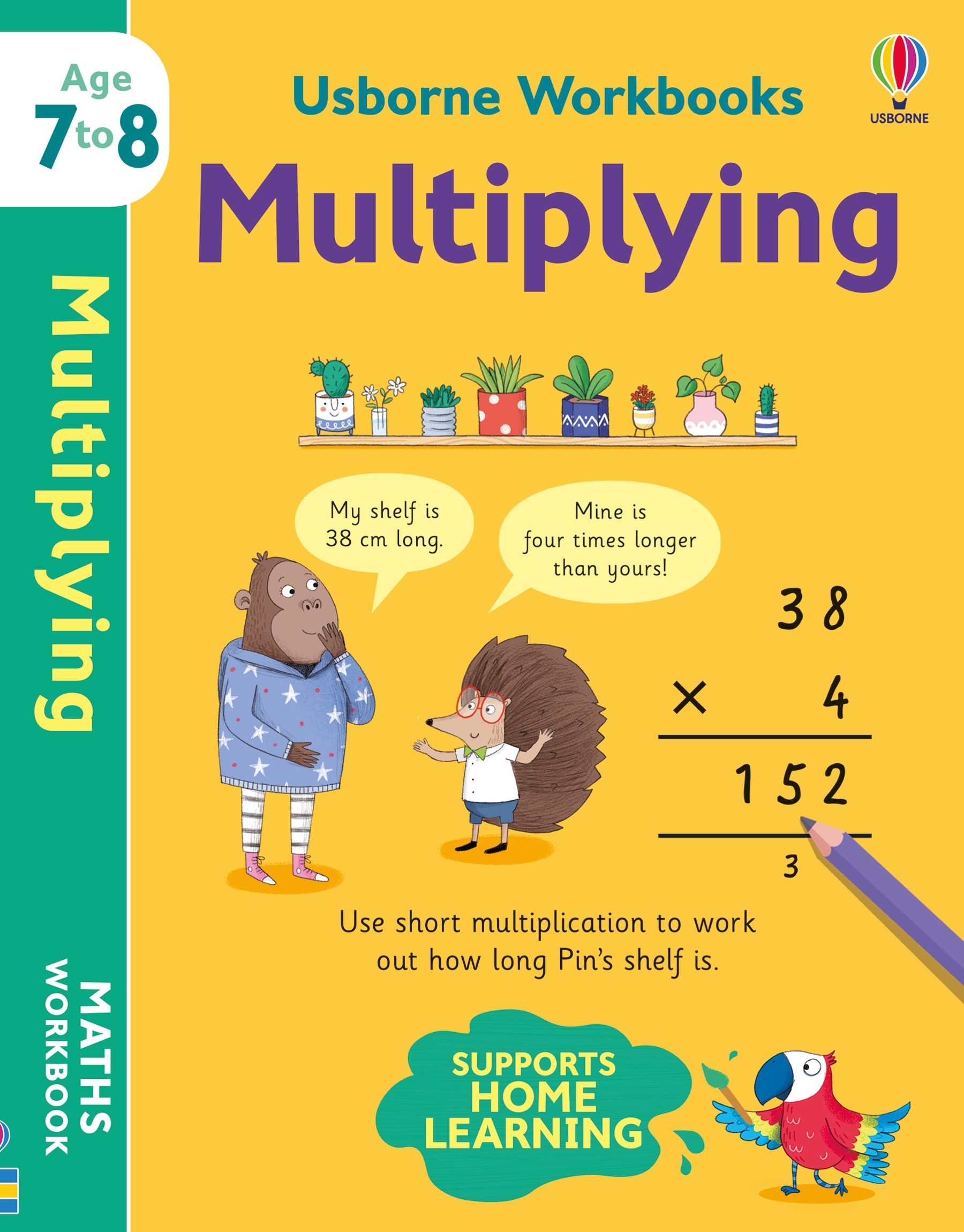 Carte pentru copii, Usborne, Workbooks Multiplying 7-8 ani+