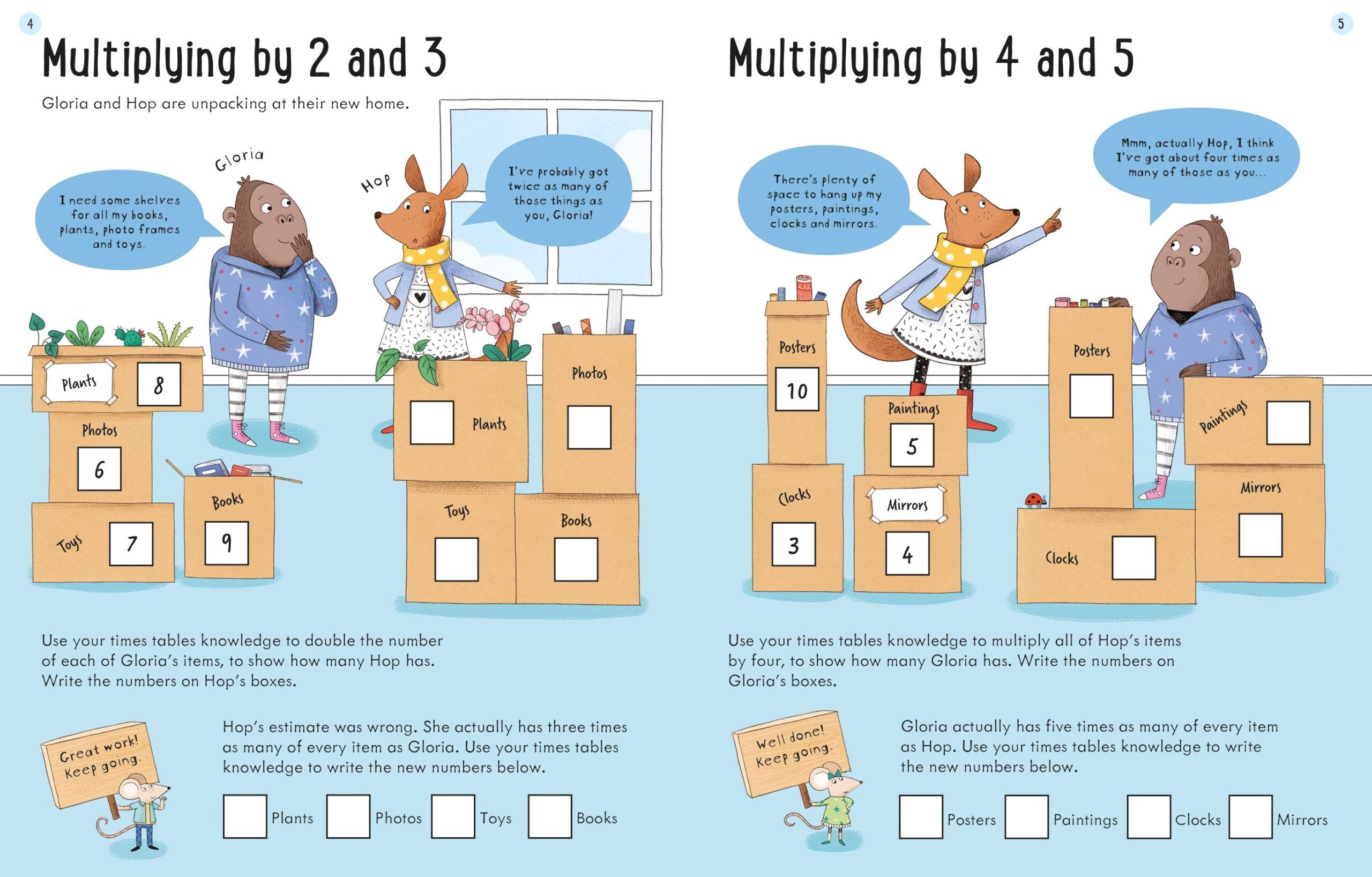 Carte pentru copii, Usborne, Workbooks Multiplying 7-8 ani+