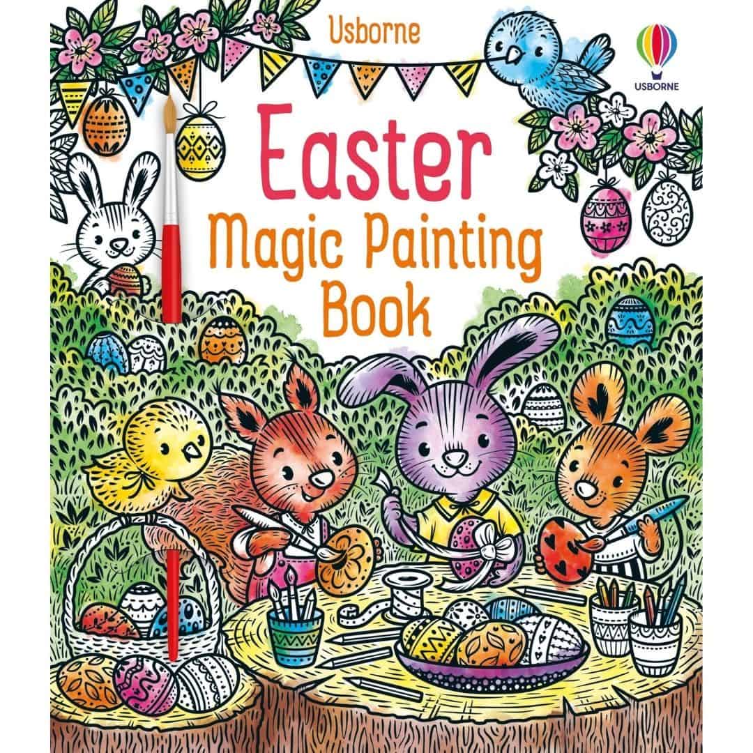Carte de pictat cu apa pentru copii - Easter Magic Painting Book