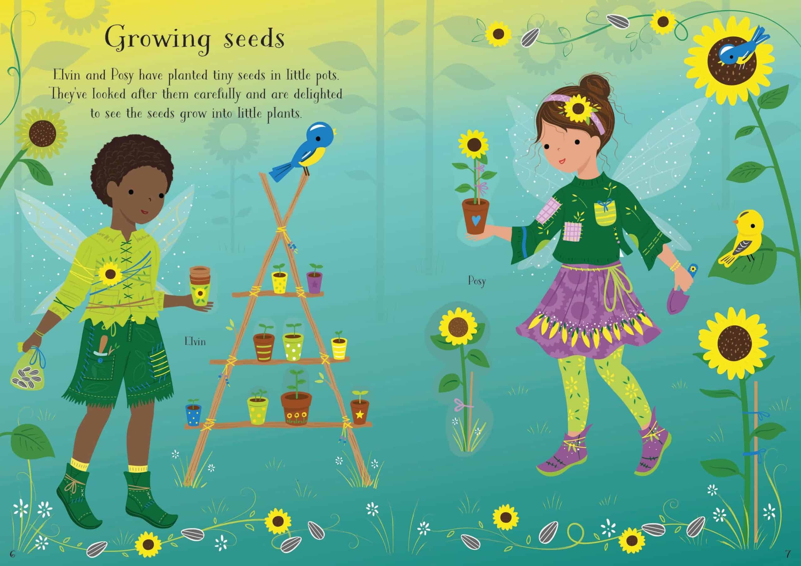 Little Sticker Dolly Dressing Garden Fairy