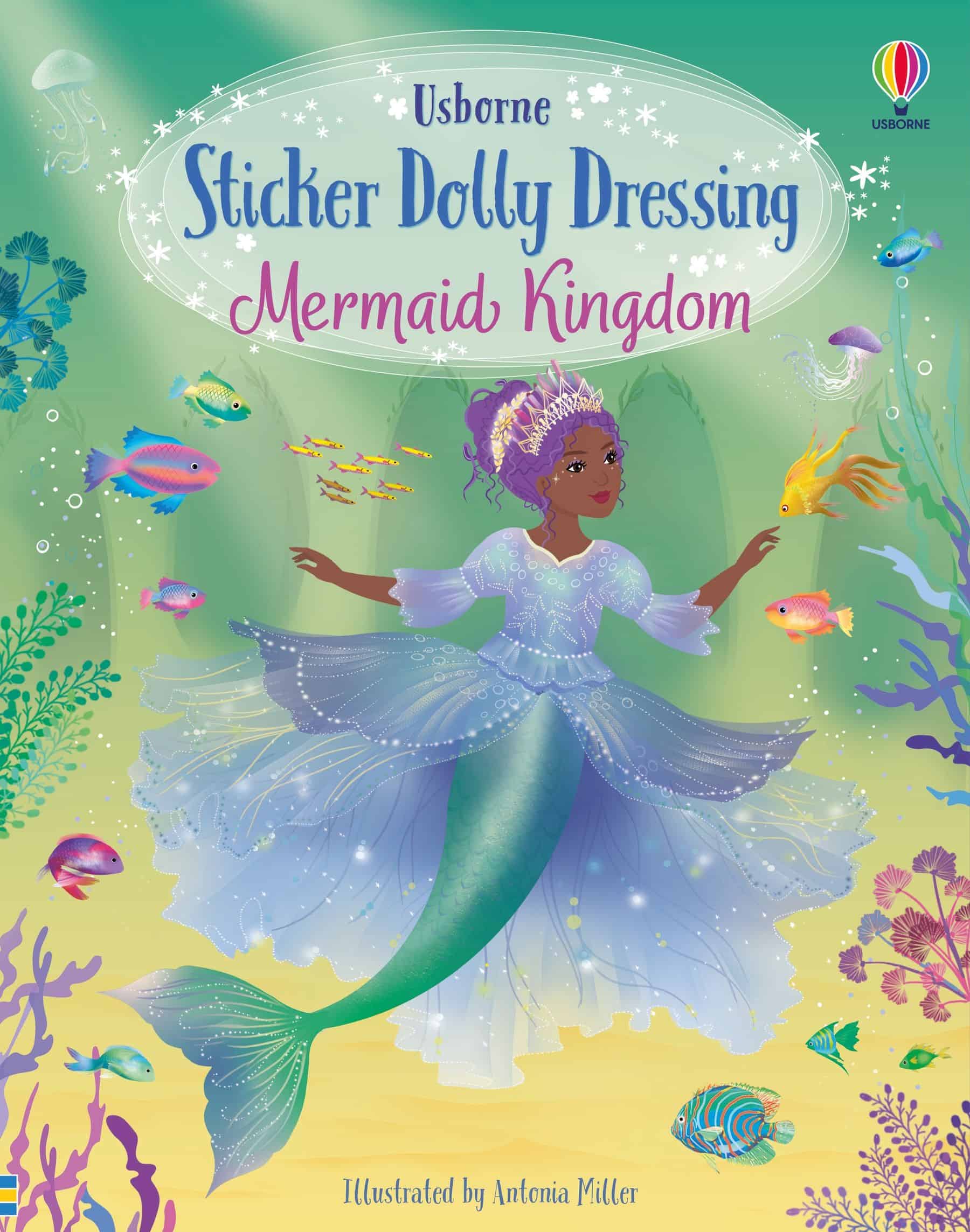 Carte pentru copii - Sticker Dolly Dressing Mermaid Kingdom
