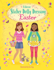 Carte pentru copii, Usborne, Sticker Dolly Dressing Easter, 5+ ani