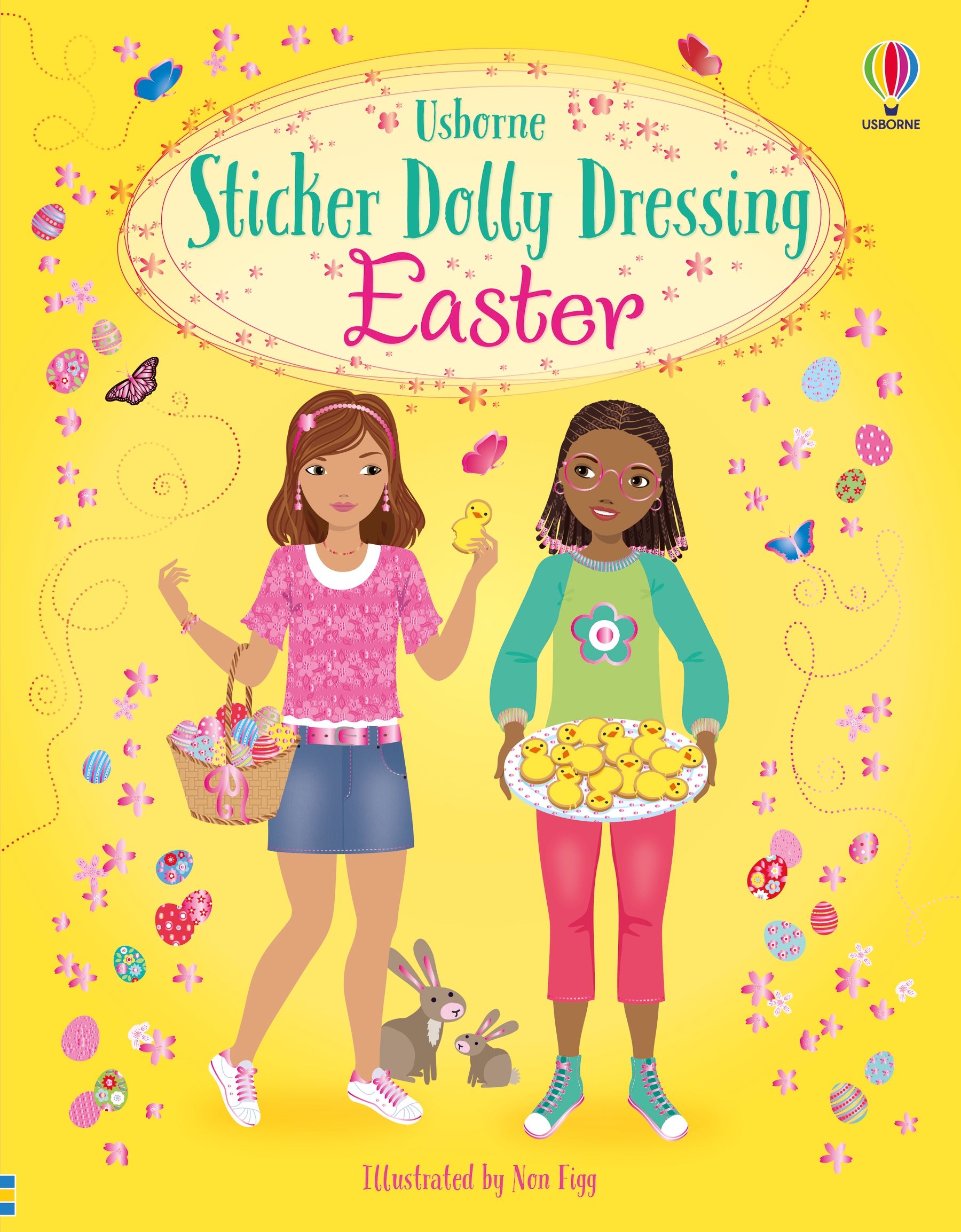Carte pentru copii, Usborne, Sticker Dolly Dressing Easter, 5+ ani