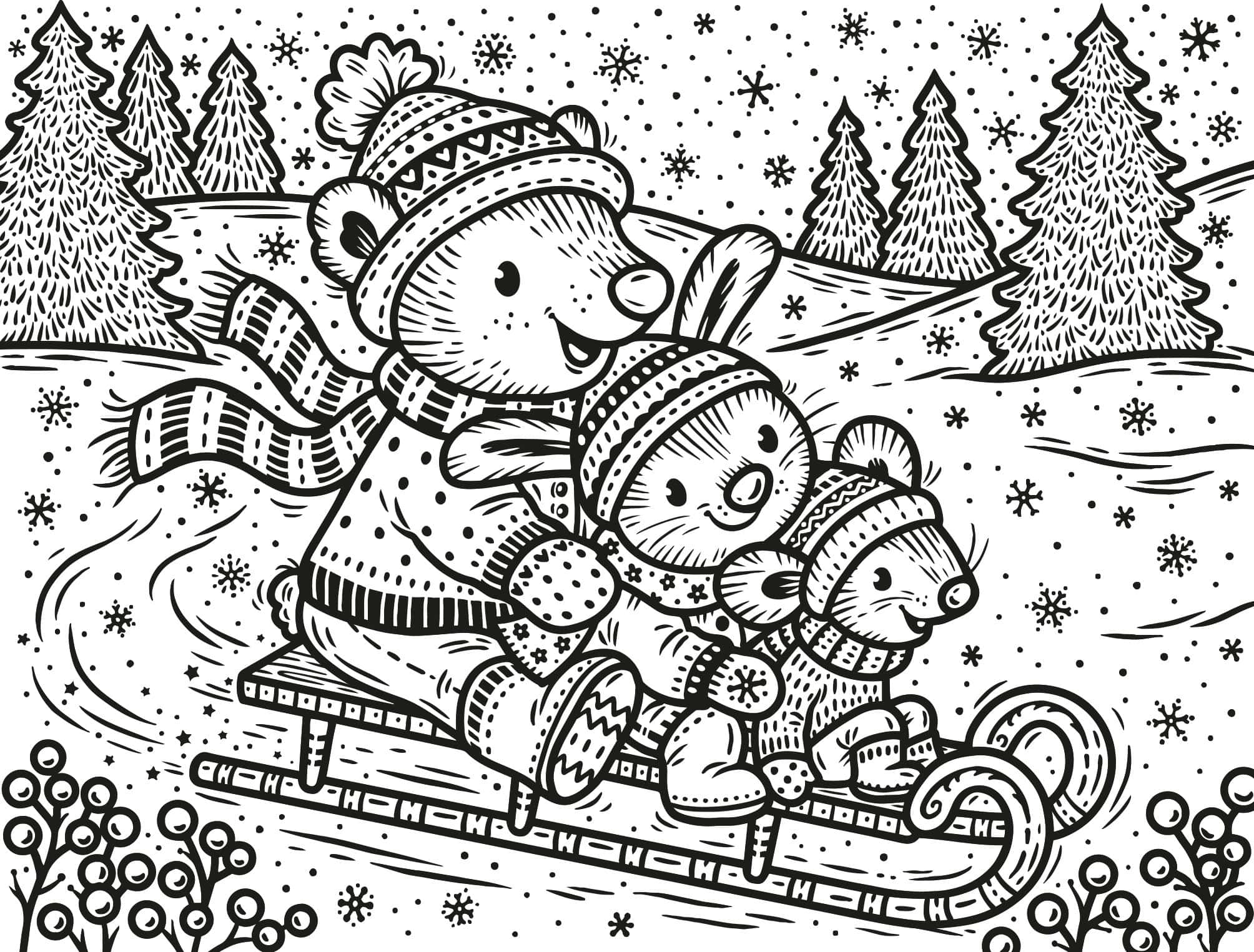Carte pentru copii - Magic Painting Christmas Cards