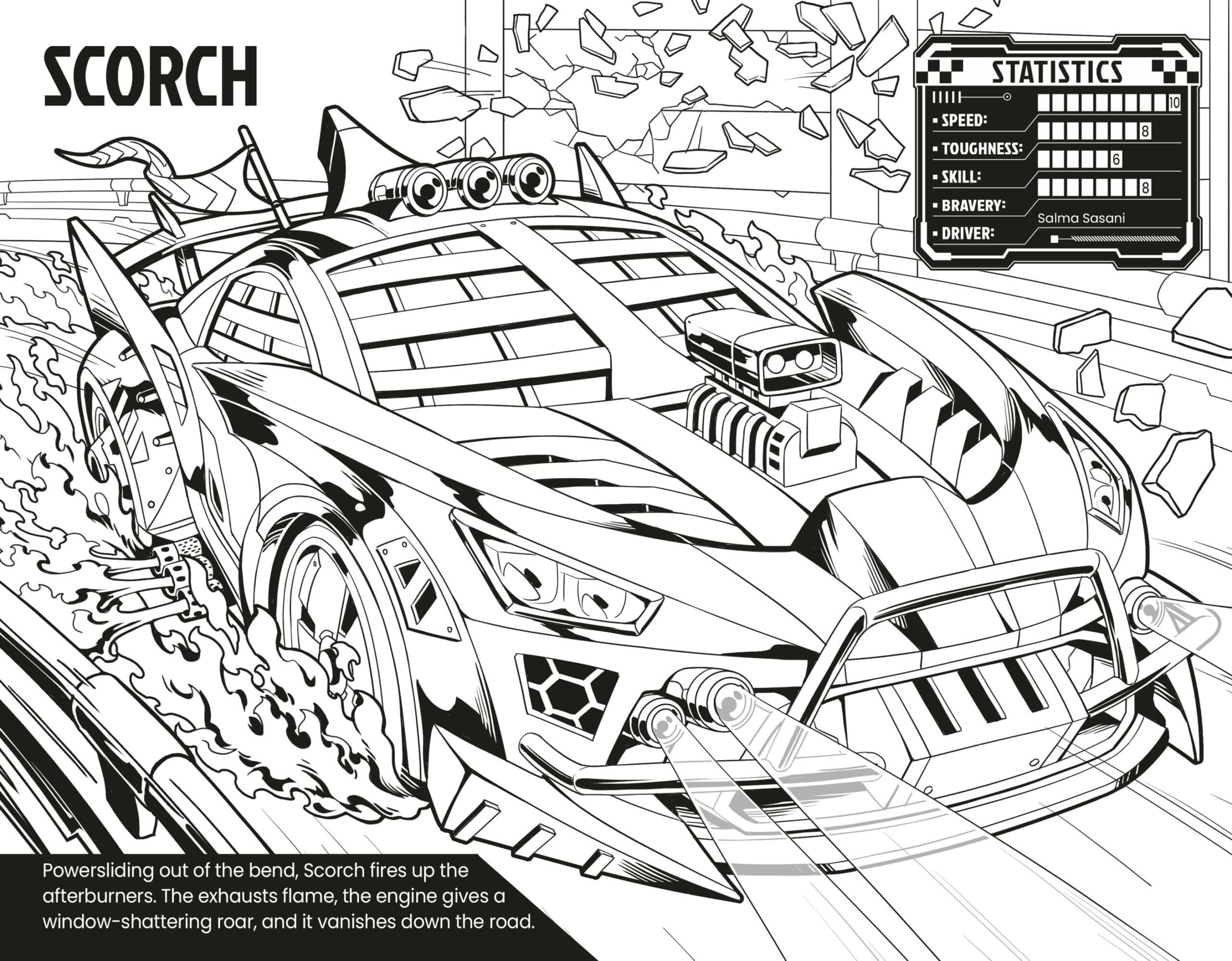 Carte pentru copii - Colour Your Own Super Cars
