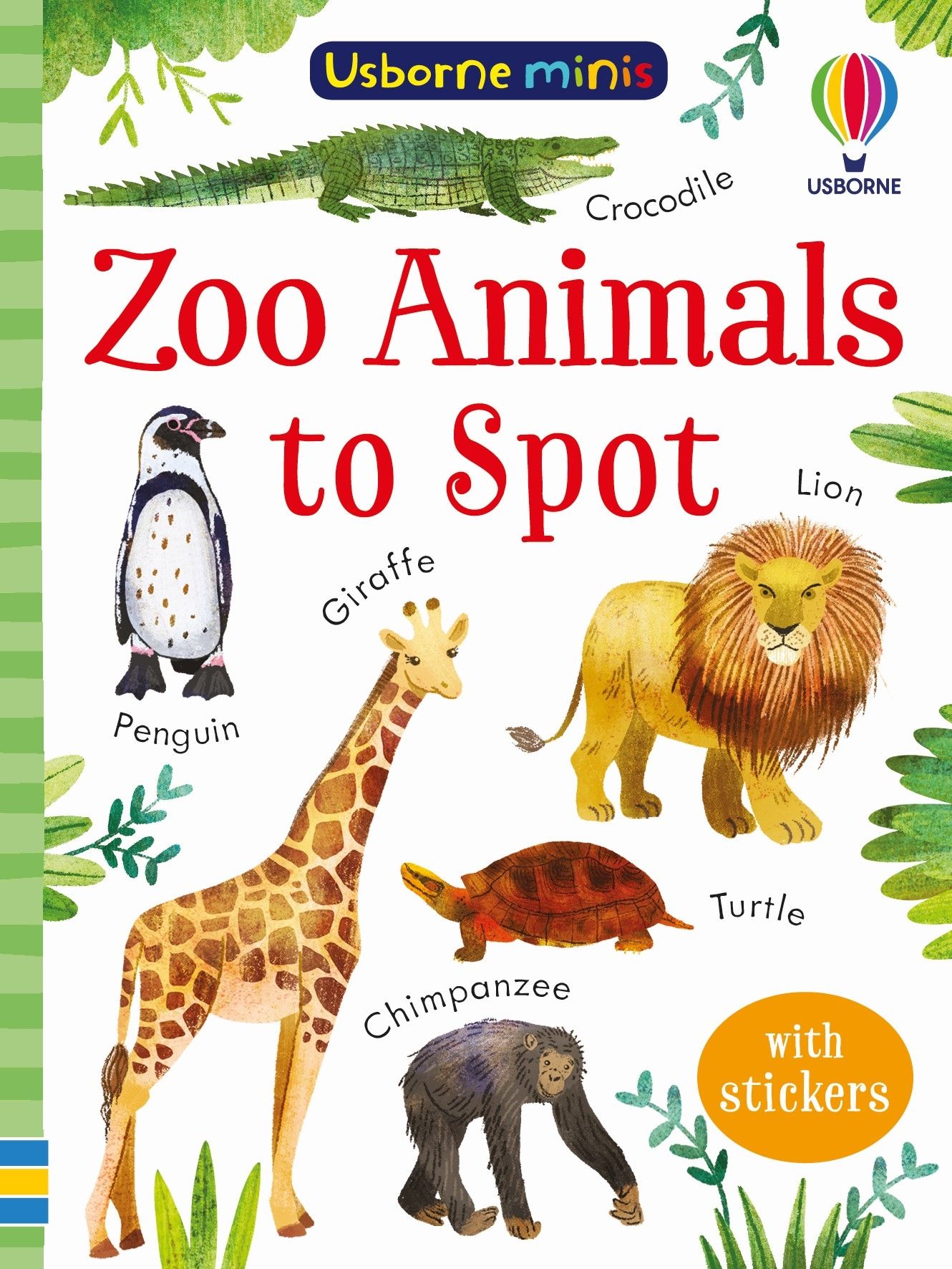 Carte pentru copii, Usborne, Zoo Animals to Spot, 6+ ani
