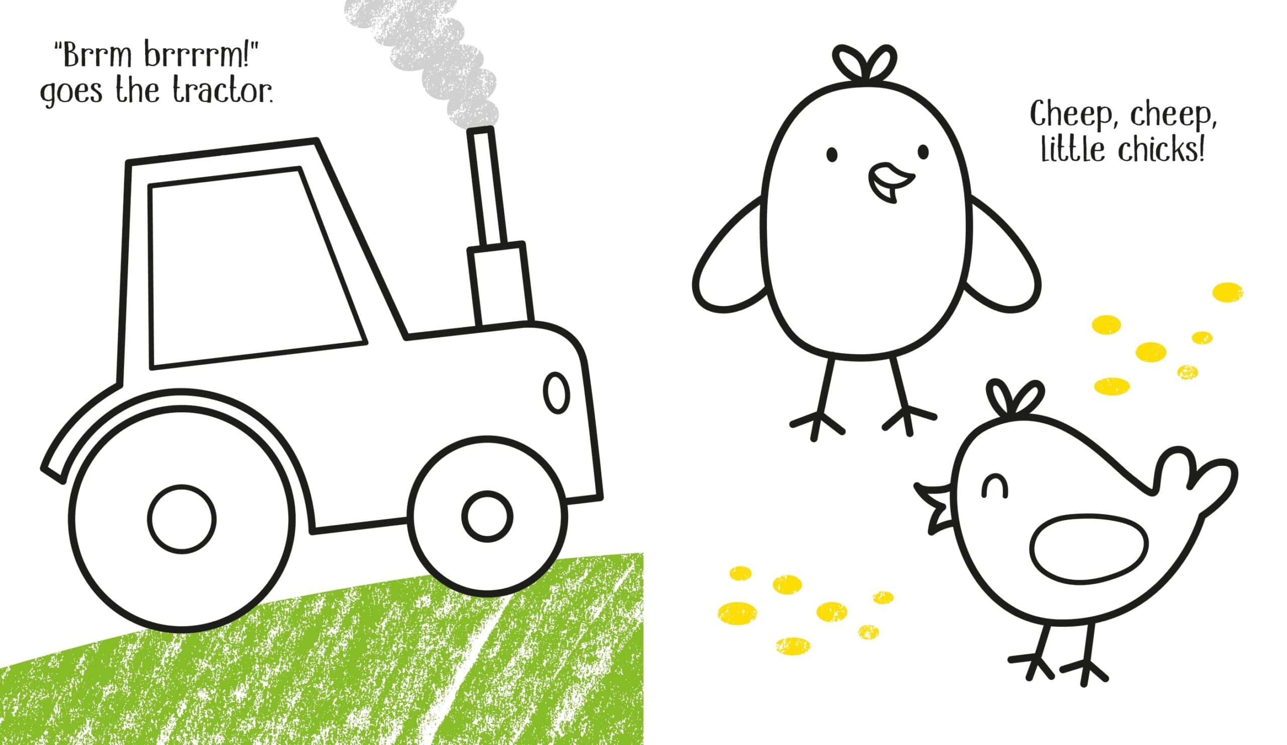 Carte pentru copii - First Colouring Farm