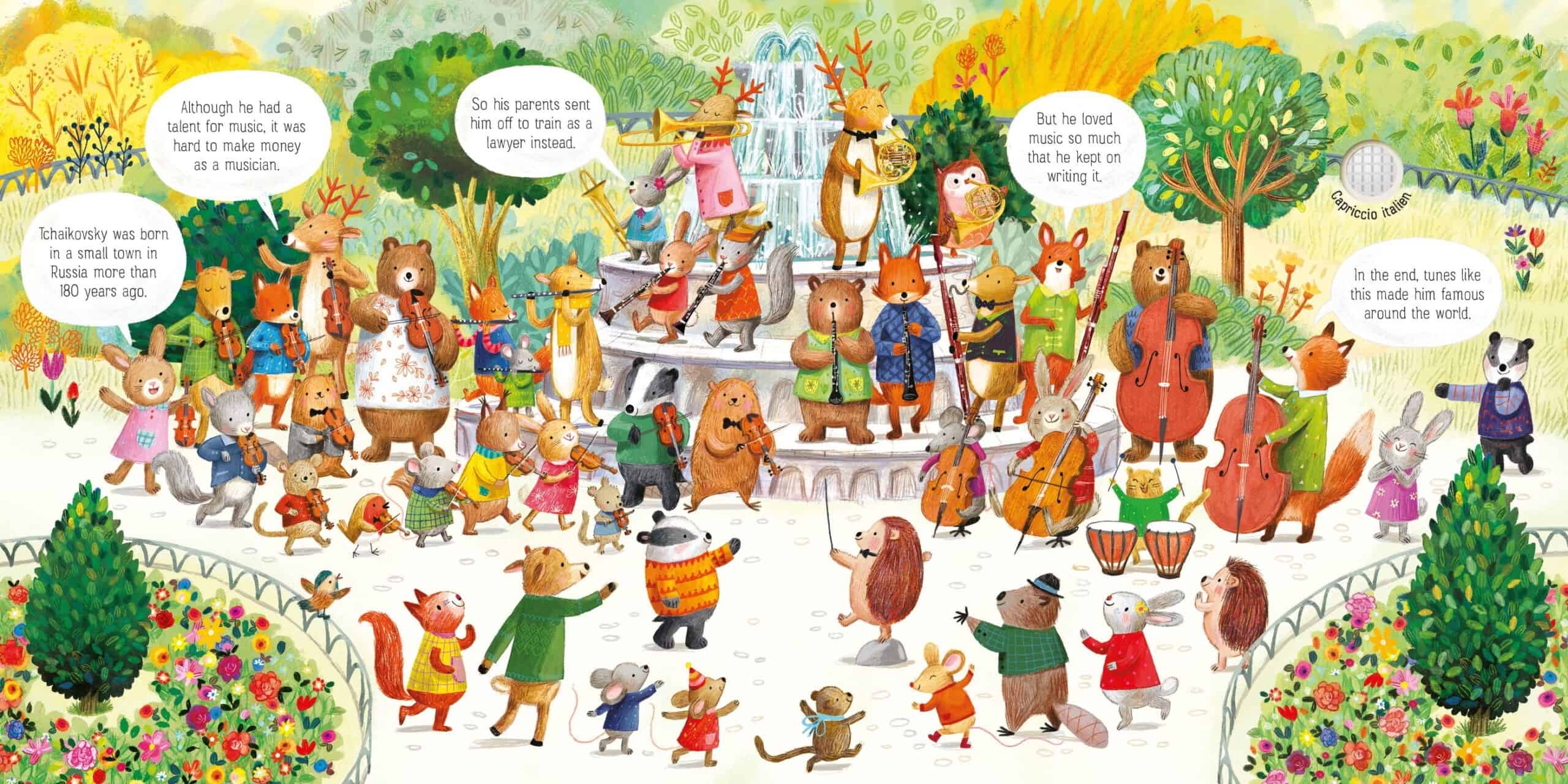Resigilat - Carte pentru copii - The Animal Orchestra Plays Tchaikovsky