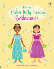 Carte pentru copii, Usborne, Sticker Dolly Dressing Bridesmaids, 5+ ani
