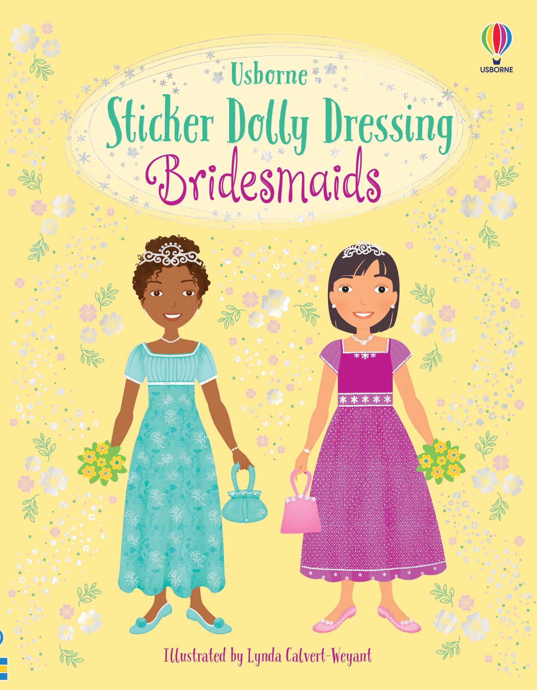 Carte pentru copii, Usborne, Sticker Dolly Dressing Bridesmaids, 5+ ani