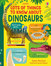 Carte pentru copii, Usborne, Lots of Things to Know About Dinosaurs, 6+ ani