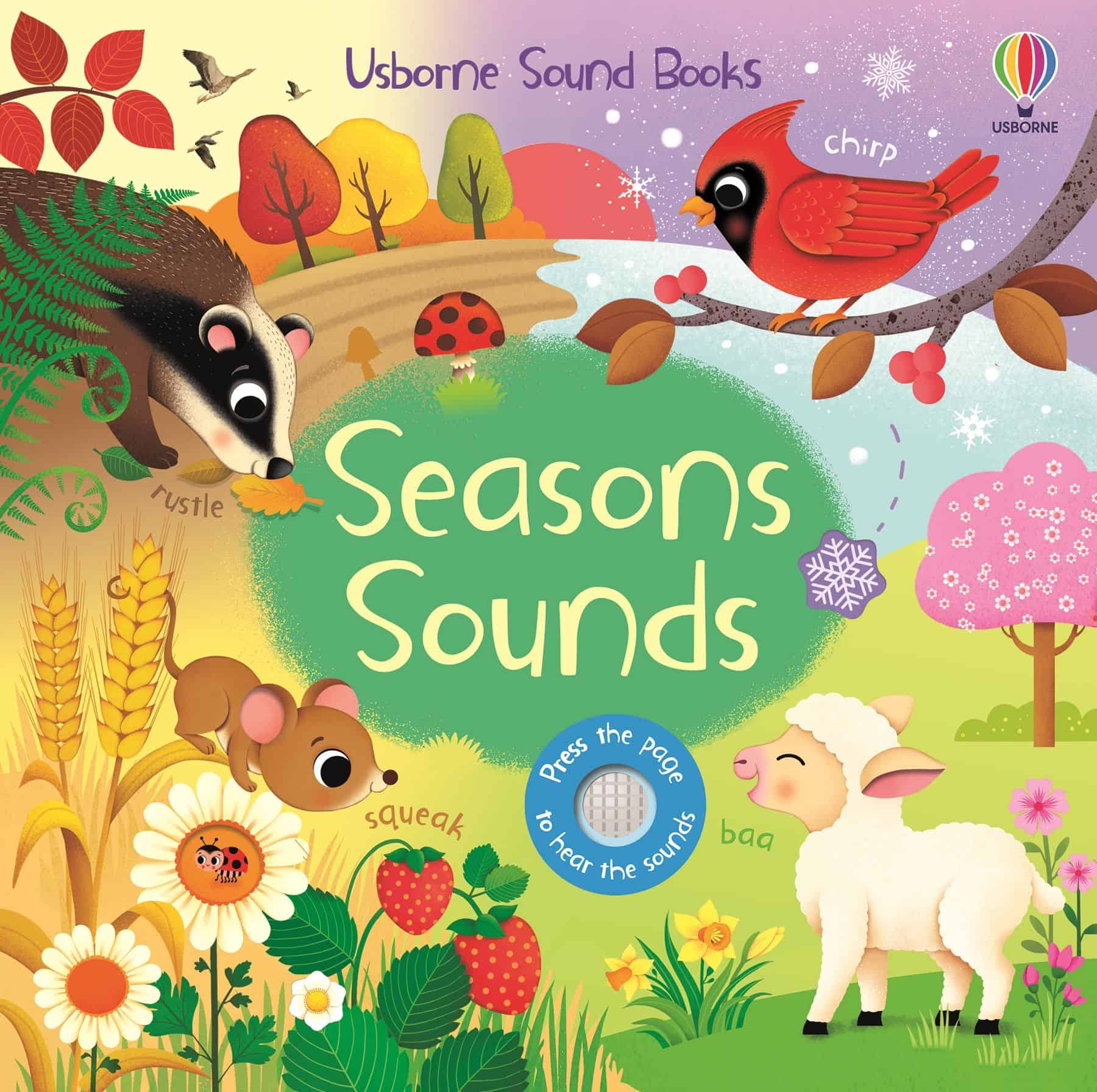 Resigilat - Carte pentru copii, Usborne, Seasons Sounds, 6+ luni