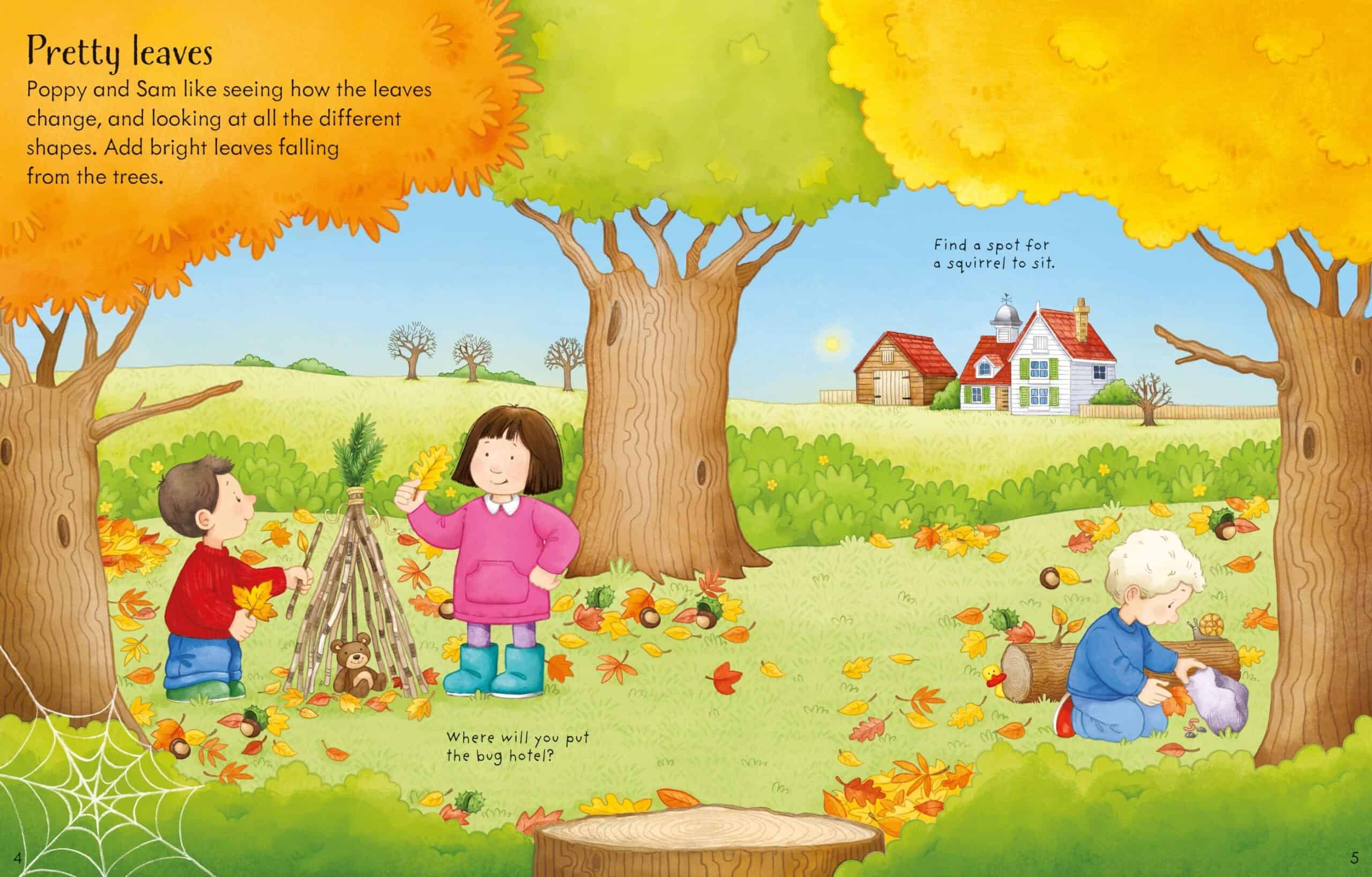 Carte pentru copii - Poppy and Sam's Autumn Sticker Book