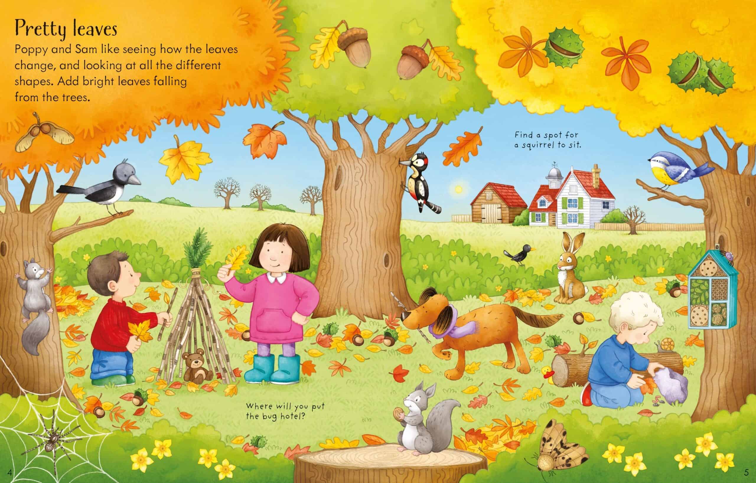Carte pentru copii - Poppy and Sam's Autumn Sticker Book