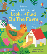 Carte pentru copii, Usborne, My First Lift-the-Flap Look and Find on the Farm, 3+ ani