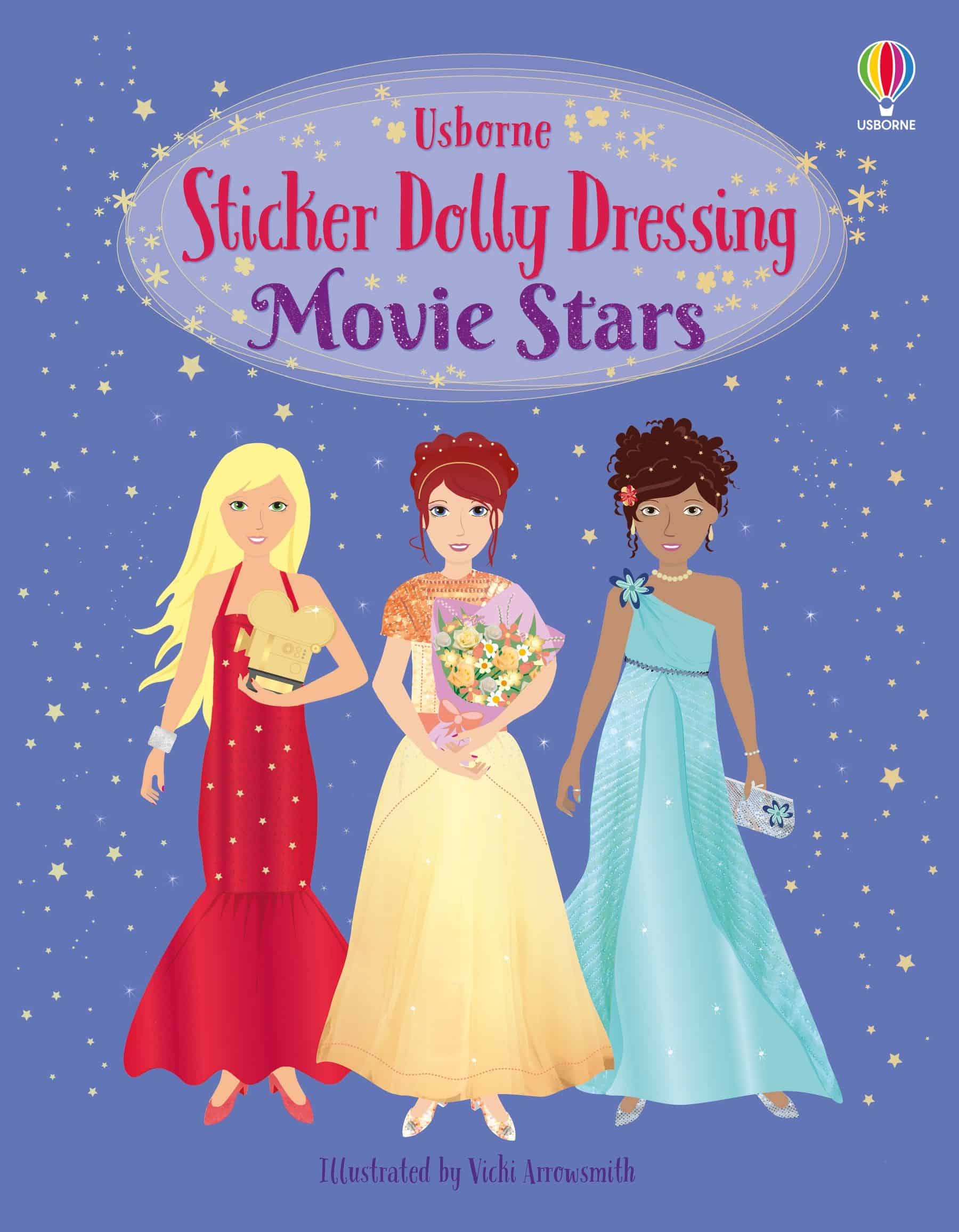 Carte pentru copii - Sticker Dolly Dressing Movie Stars
