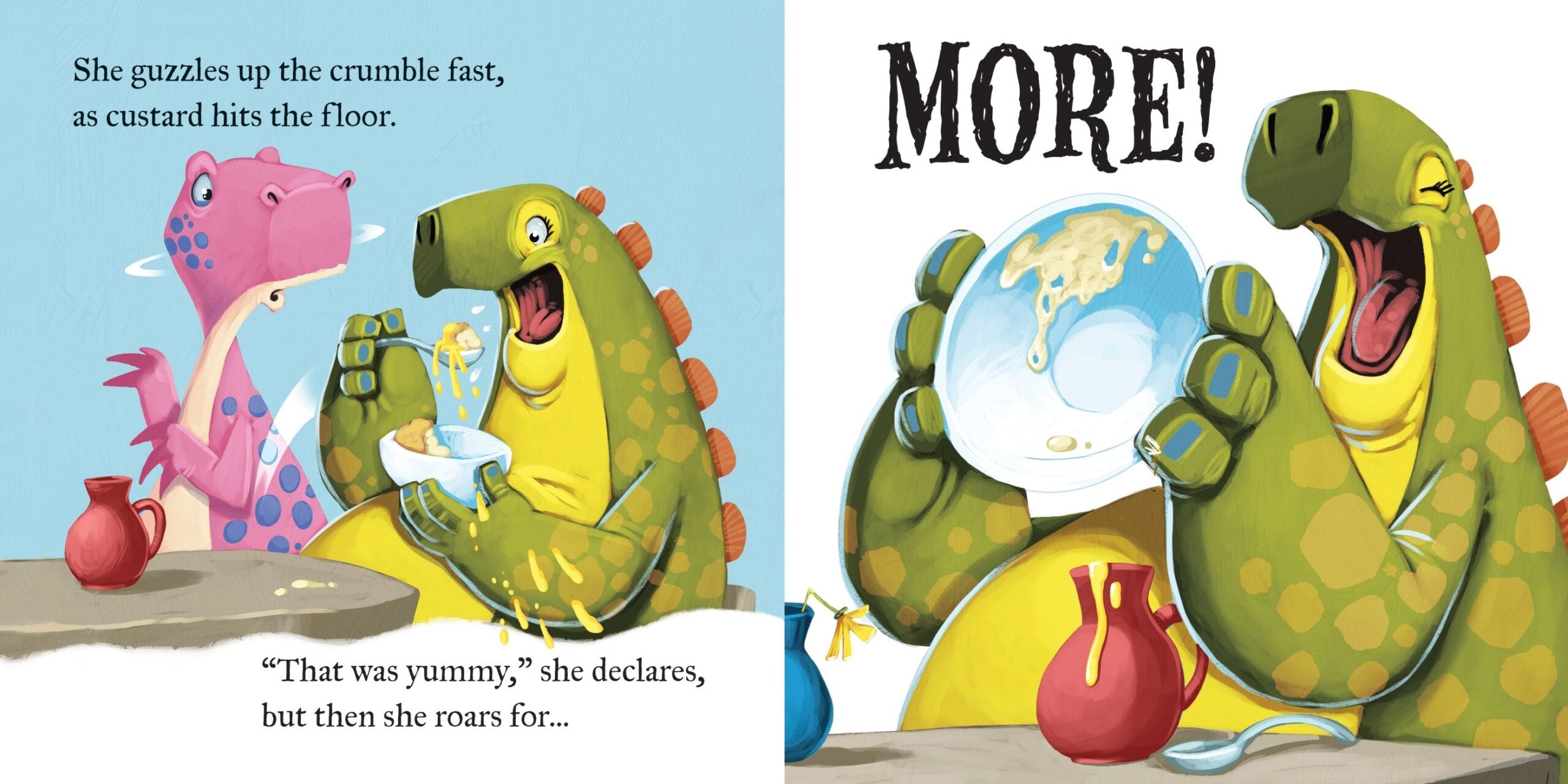 Carte The Dinosaur who Roared For More, Usborne, + 18 luni
